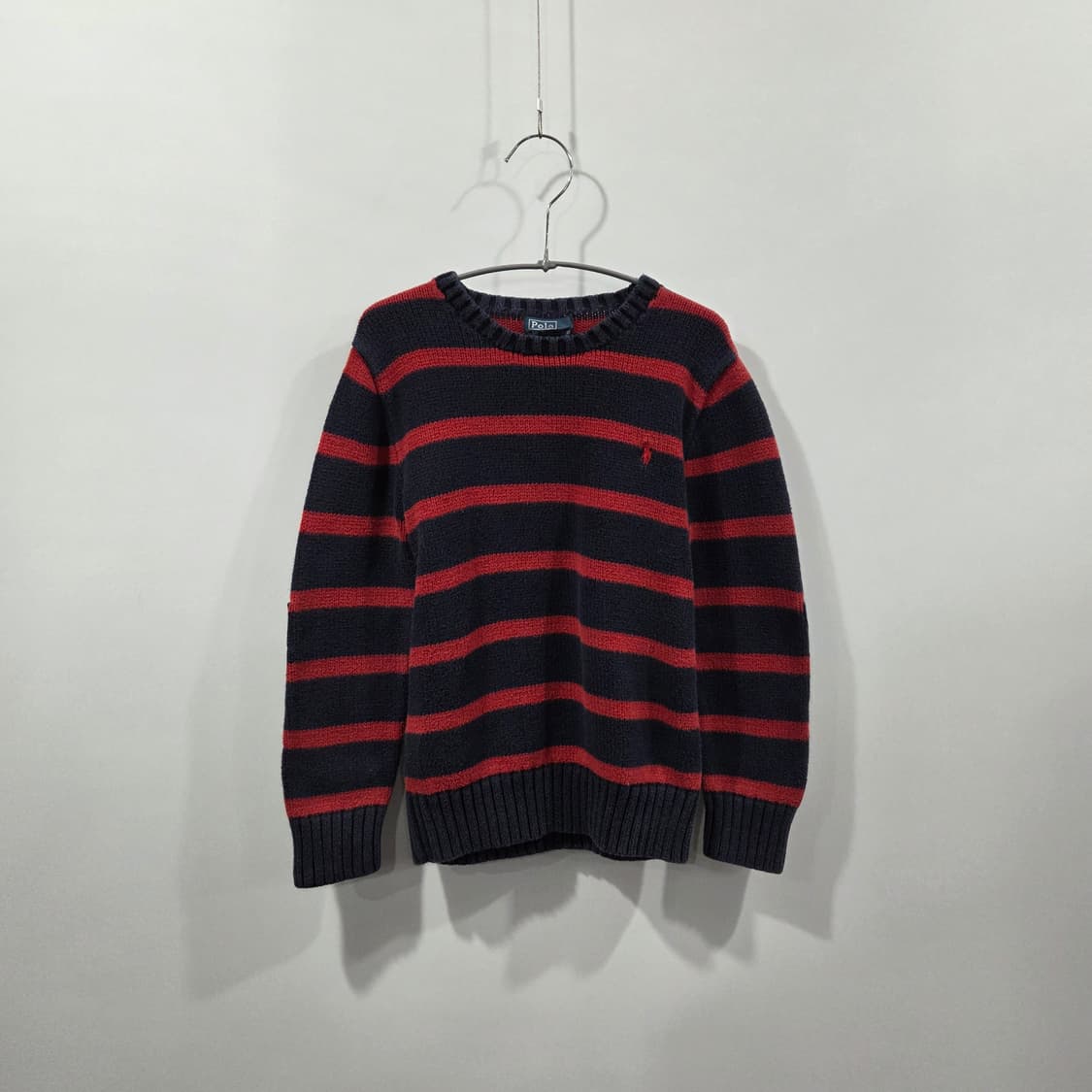 폴로랄프로렌 키즈 스트라이프 엘보우패치 니트 7  상품이미지1