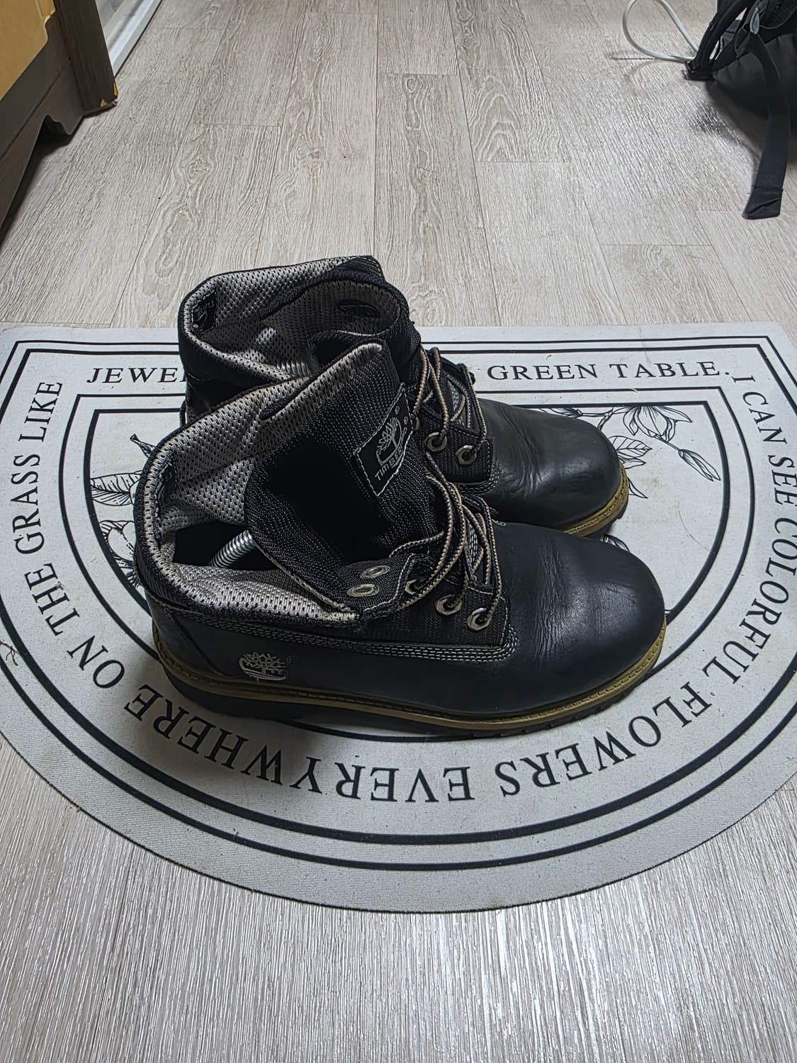 팀버랜드 여성 블랙 롤탑부츠 235 상품이미지5