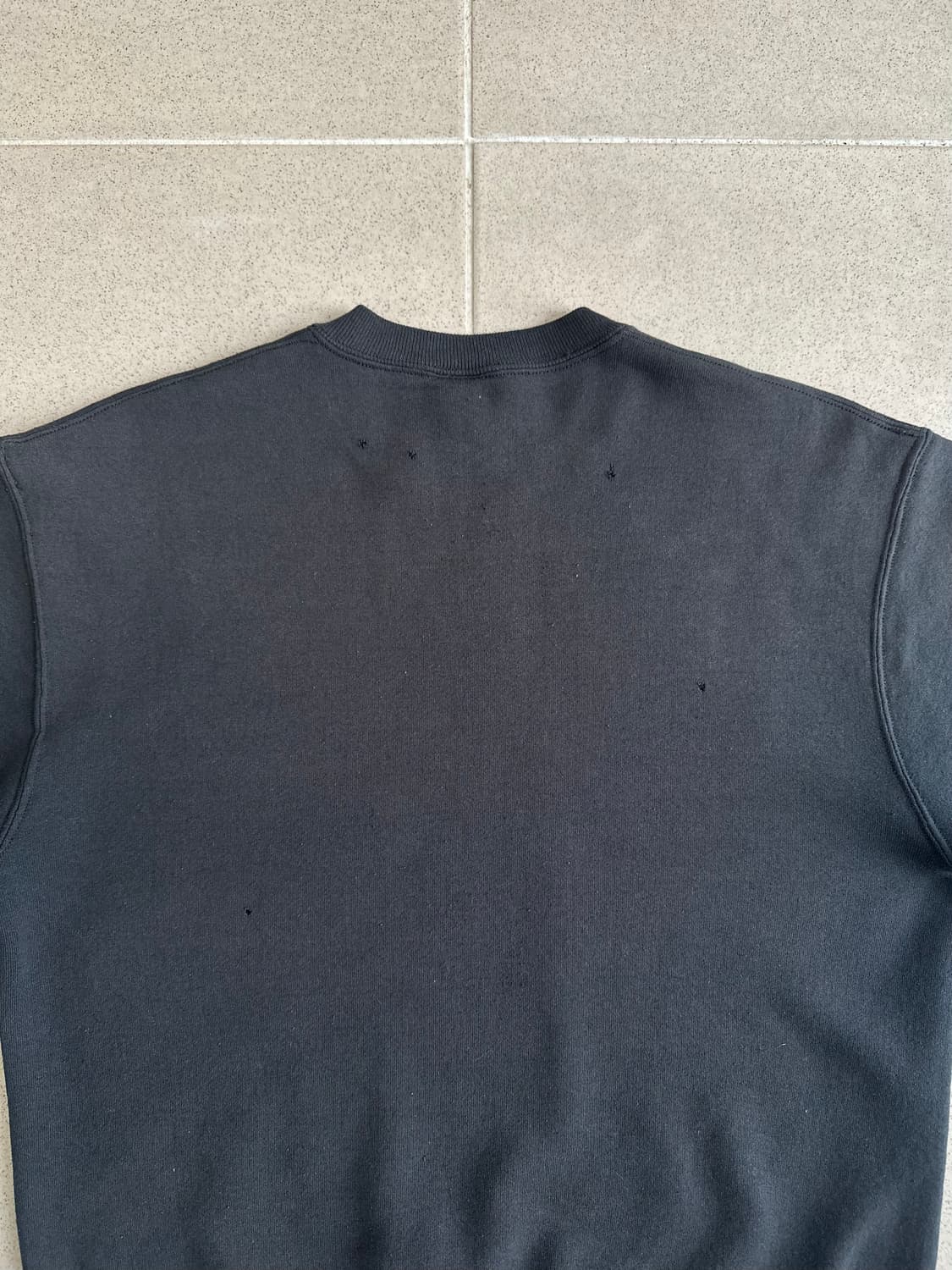 90s 빈티지 러셀 스웻셔츠 블랙 L USA 상품이미지4