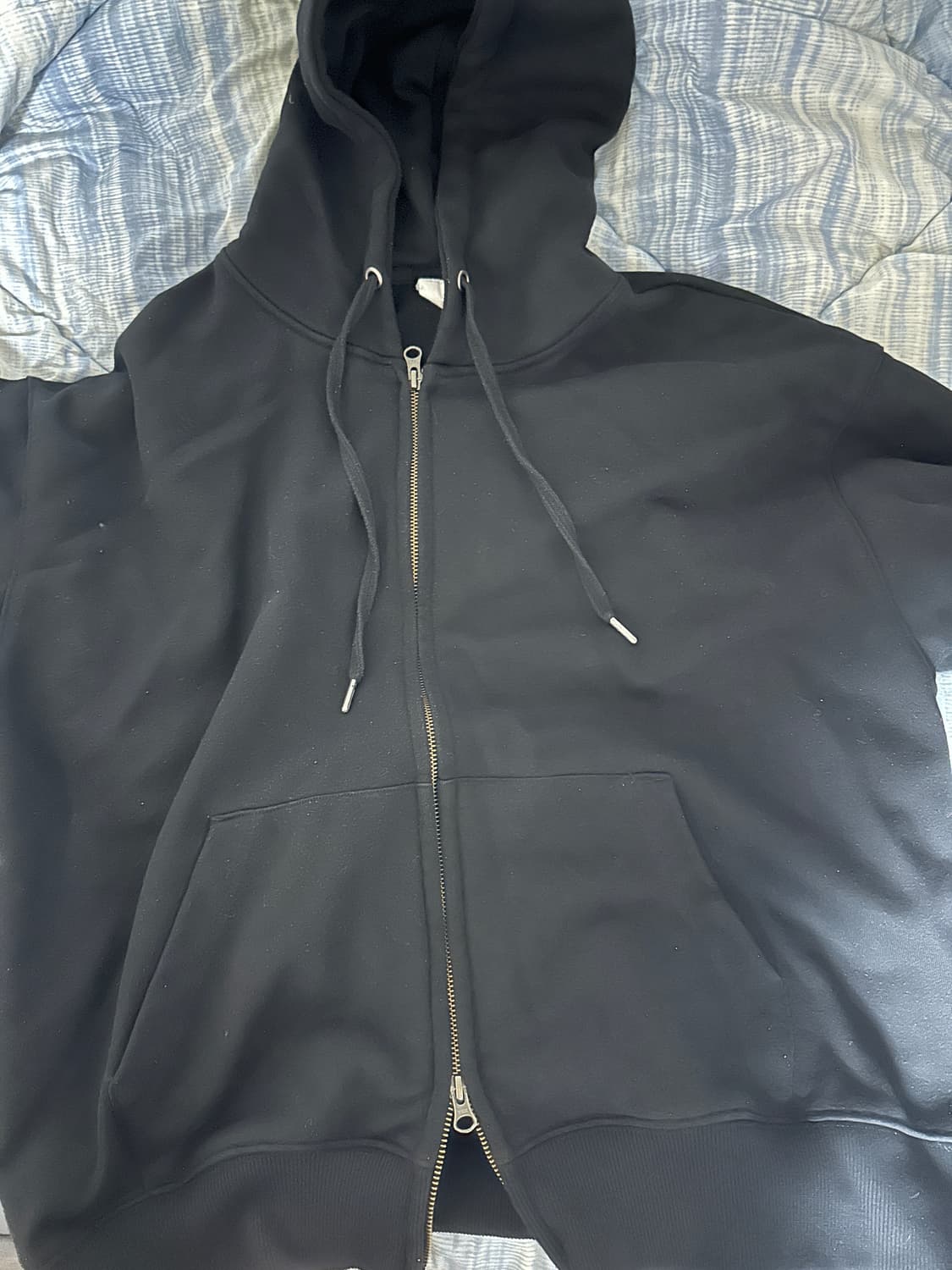 토피 투웨이 후드집업 블랙  상품이미지1