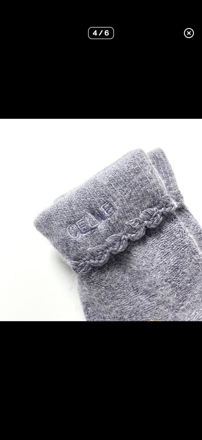 셀린느 정품 앙고라 양말(새) 상품이미지2