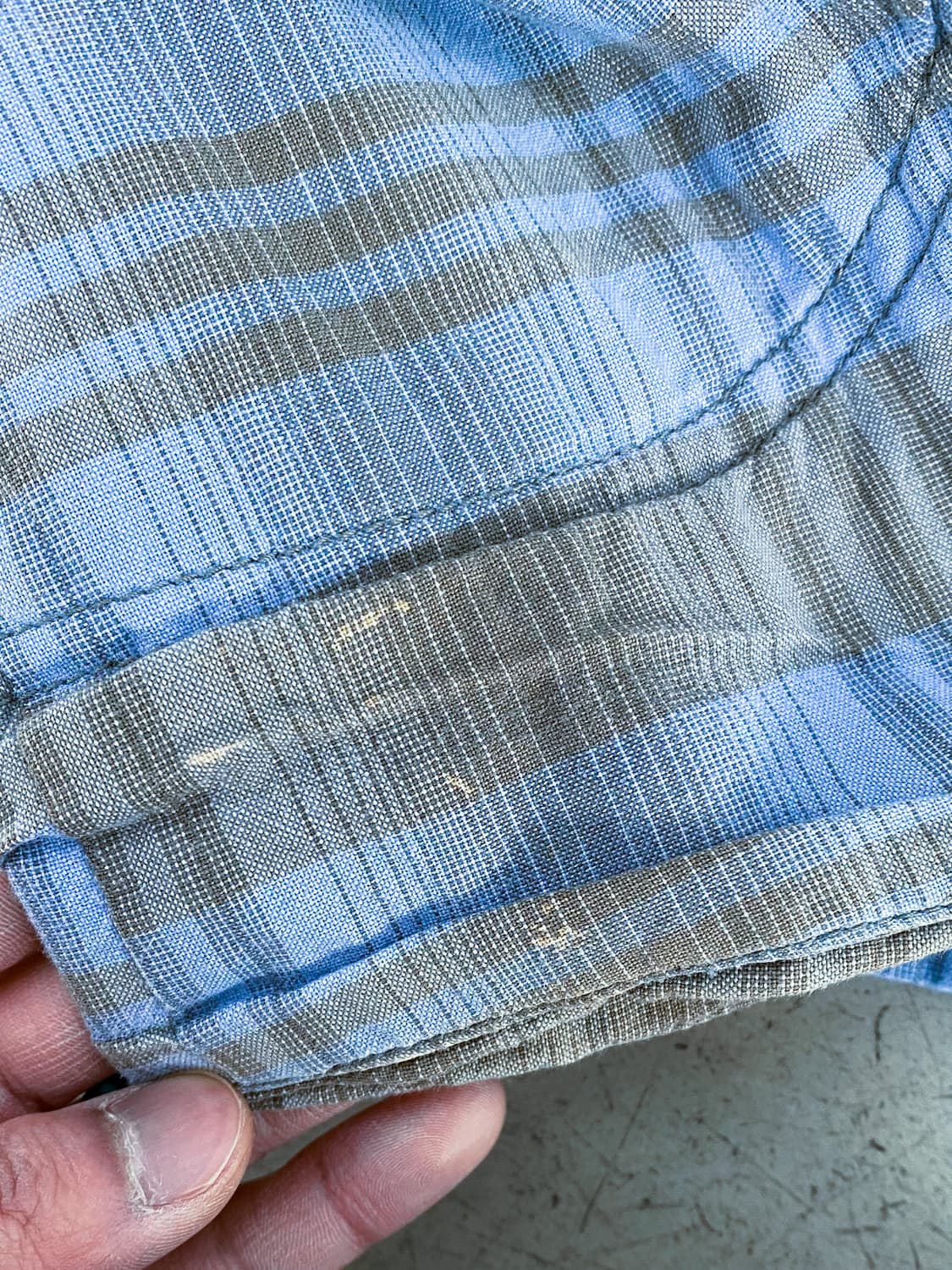 디젤 퀼팅 라이닝 블루 체크 셔츠 자켓 상품이미지6