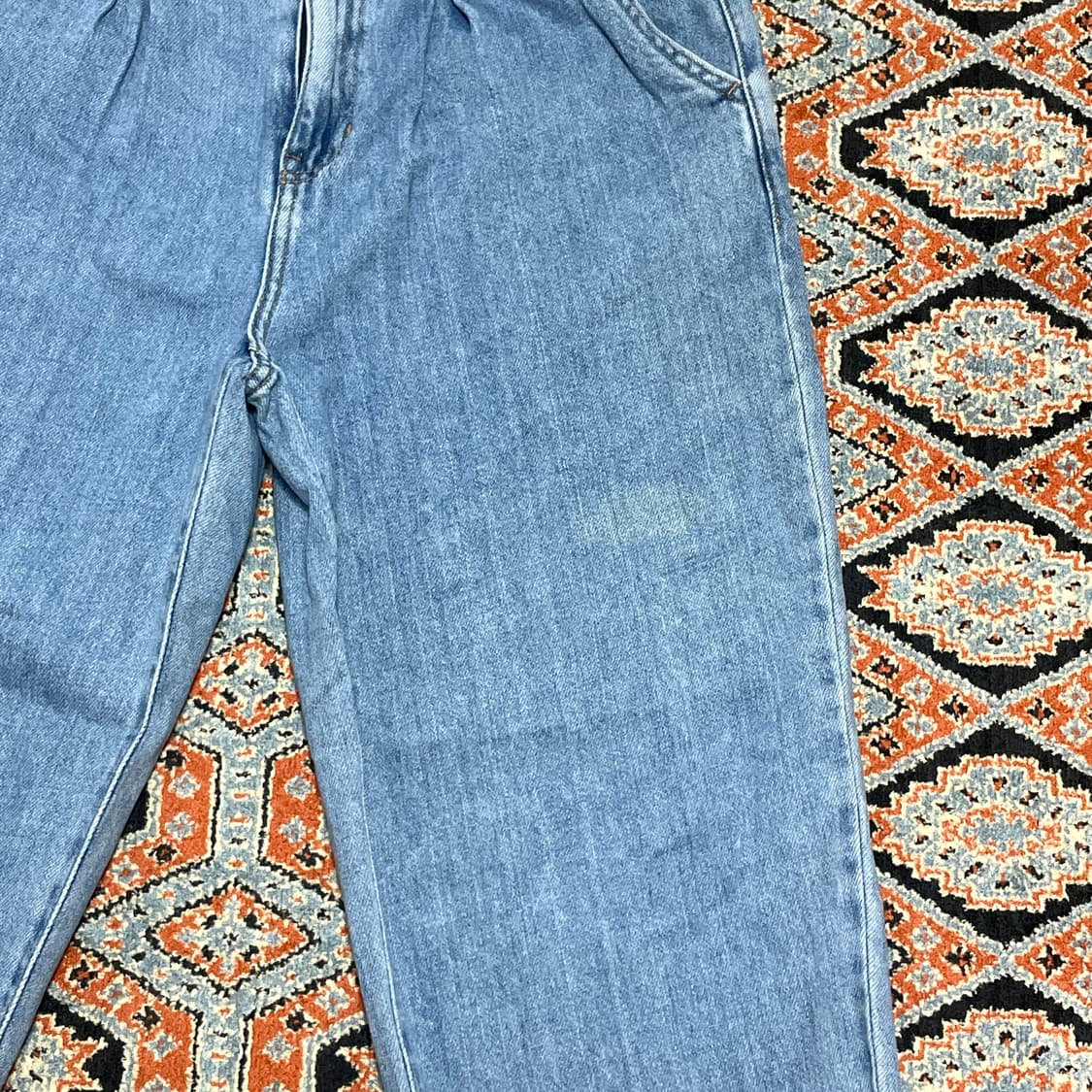 게스 연청 항아리 데님팬츠 여성27 상품이미지3