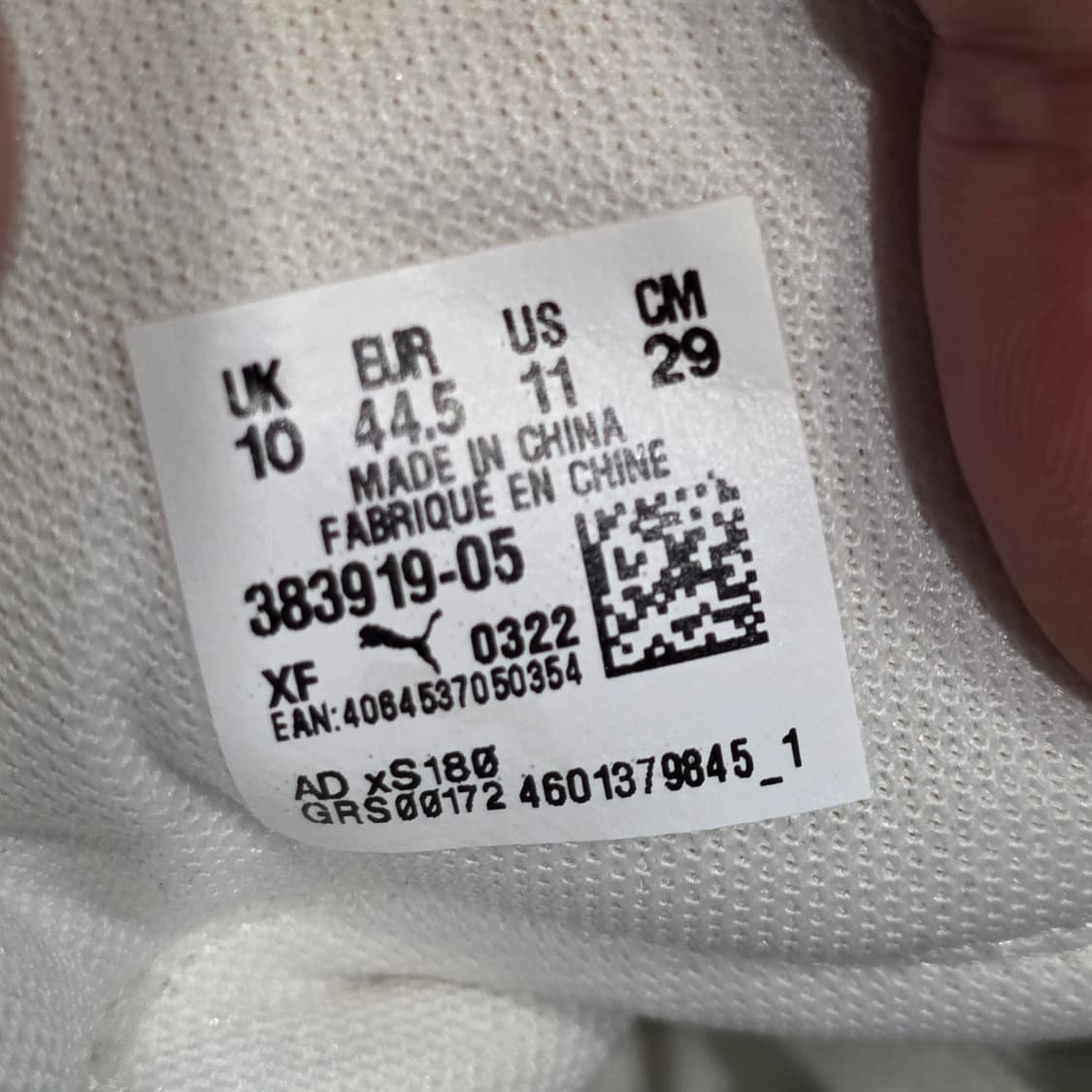 3q-6:푸마 슈퍼 팀 클래식 화이트 네이비(290mm)-상태긋 상품이미지10