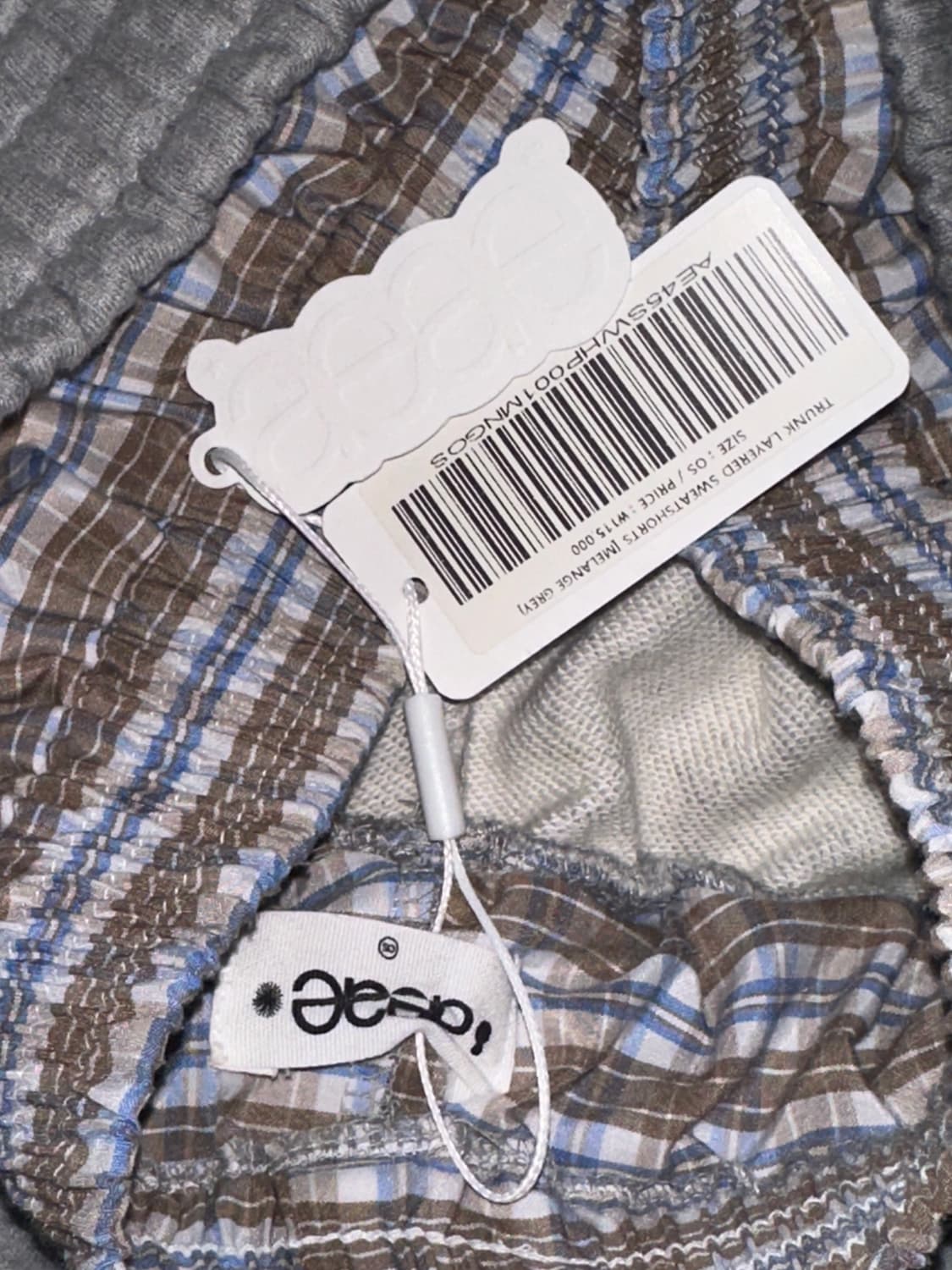 aeae TRUNK LAYERED SWEATSHORTS 에이이에이 버뮤다 상품이미지2