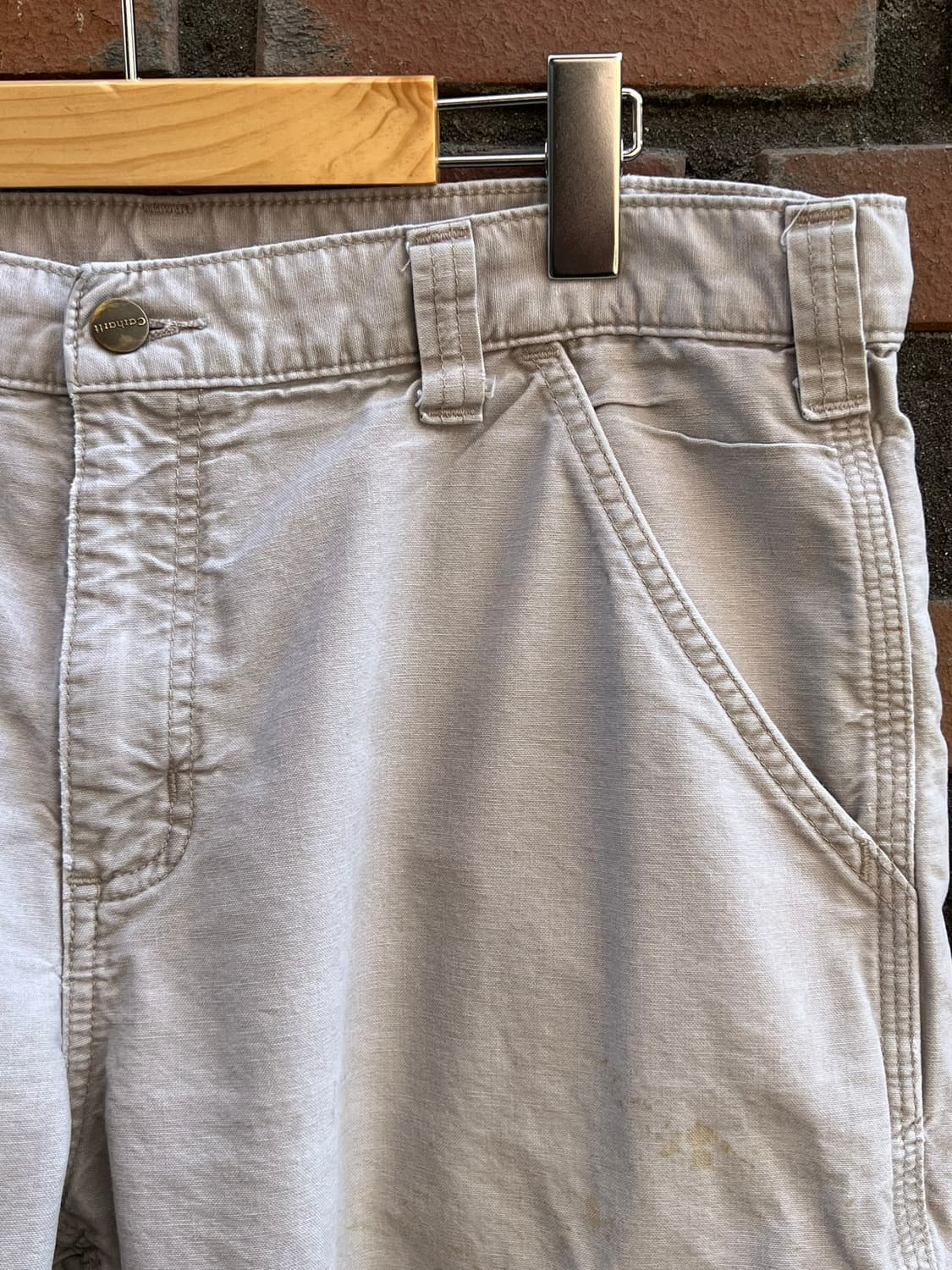 [36x30] 칼하트 빈티지 카고팬츠 베이지 워크웨어 팬츠 D280 상품이미지2