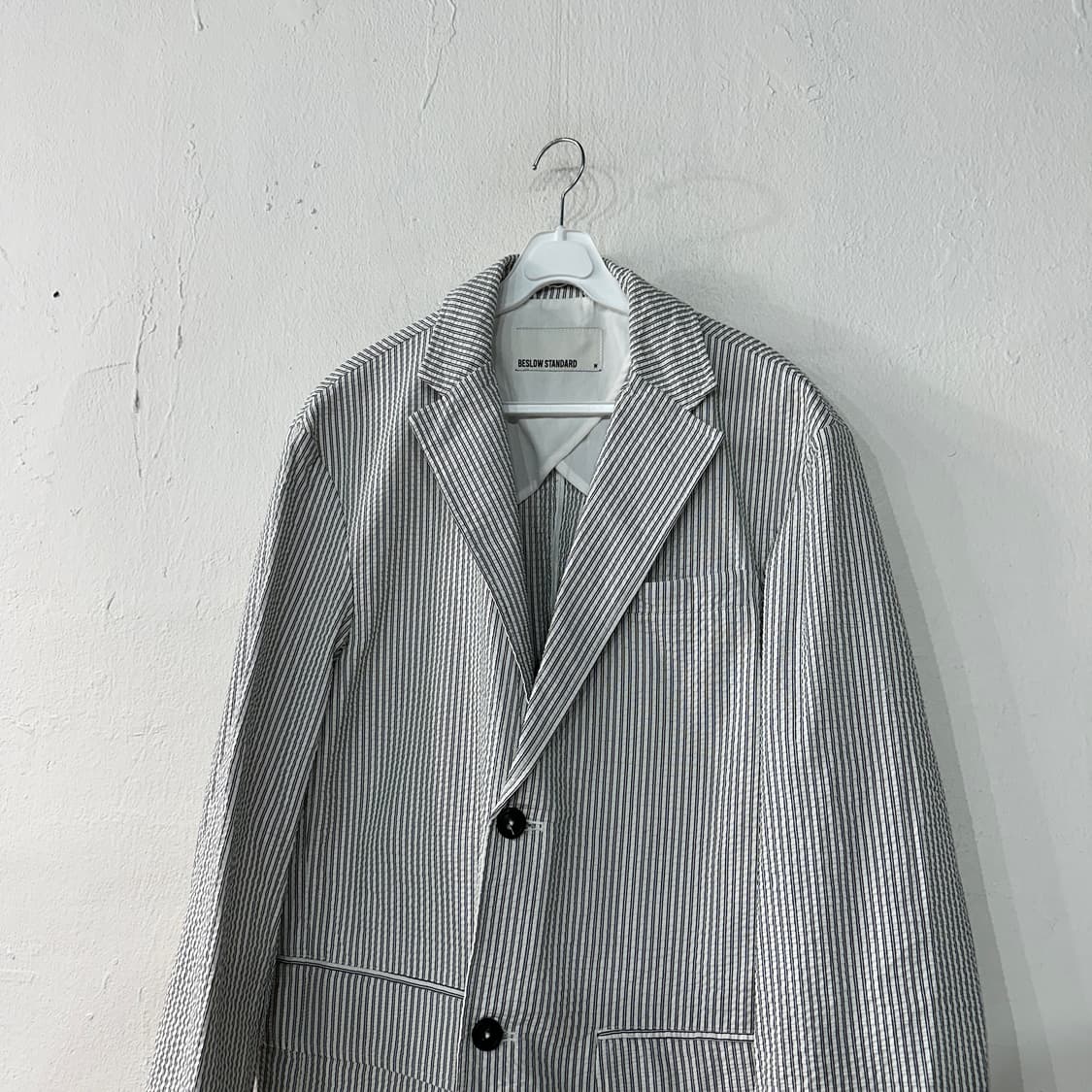 비슬로우스탠다드 시어서커 자켓 블레이저 M 상품이미지2