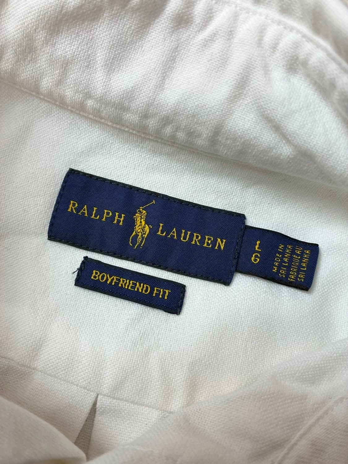 폴로 랄프로렌 우먼스 보이프렌드핏 옥스포드 셔츠 PN5813    상품이미지7