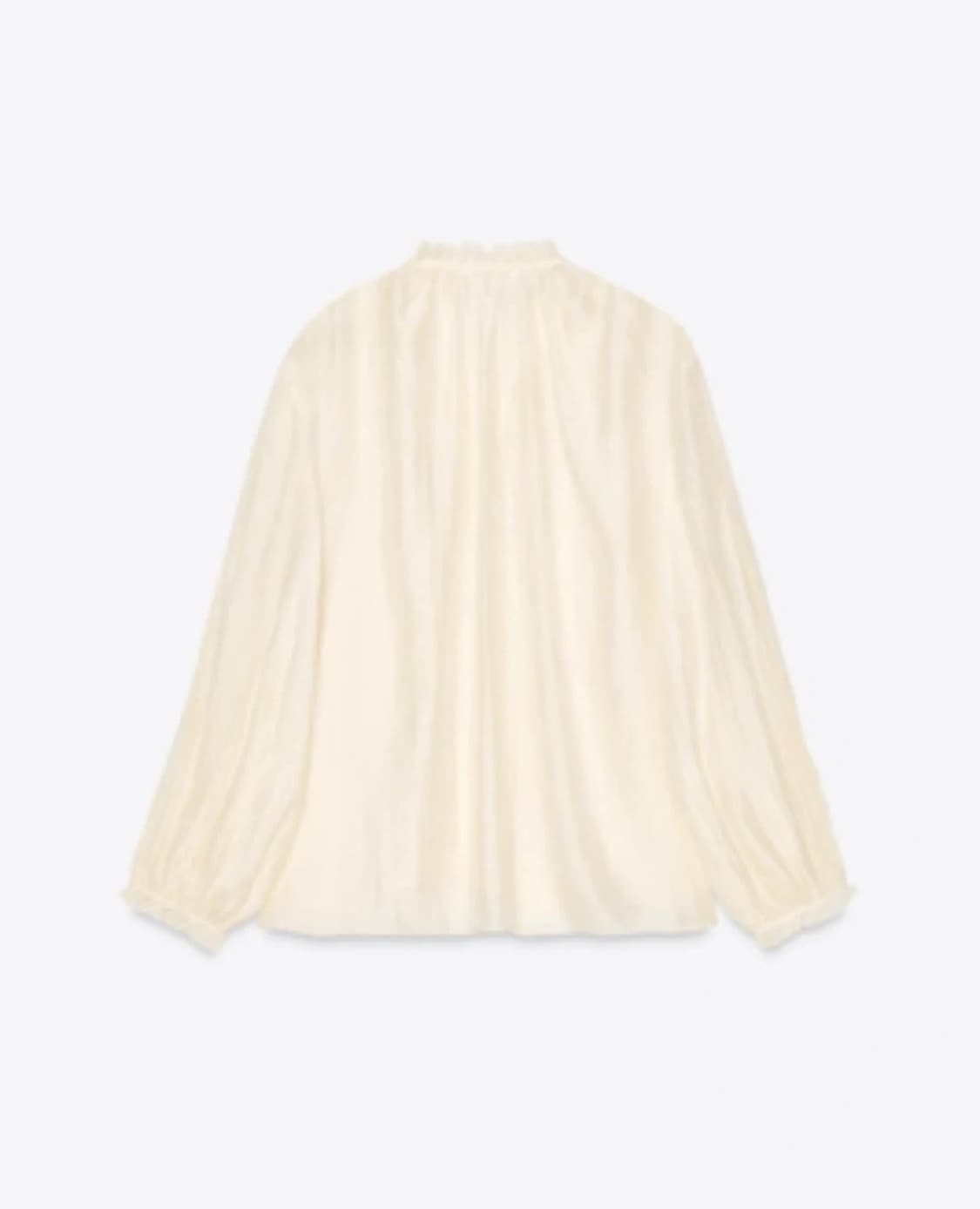 자라 ZW 컬렉션 플루이드 셔츠 새상품 상품이미지3