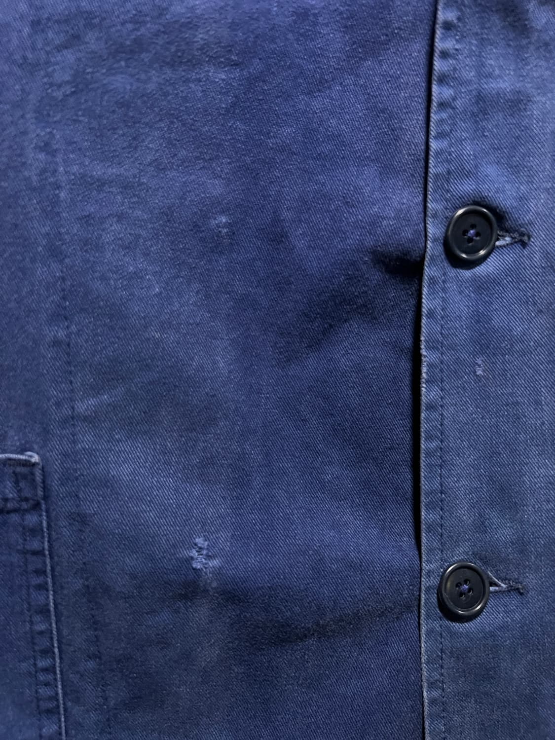 [XL]빈티지 워싱 더블 브레스트 프렌치 워크자켓 상품이미지5