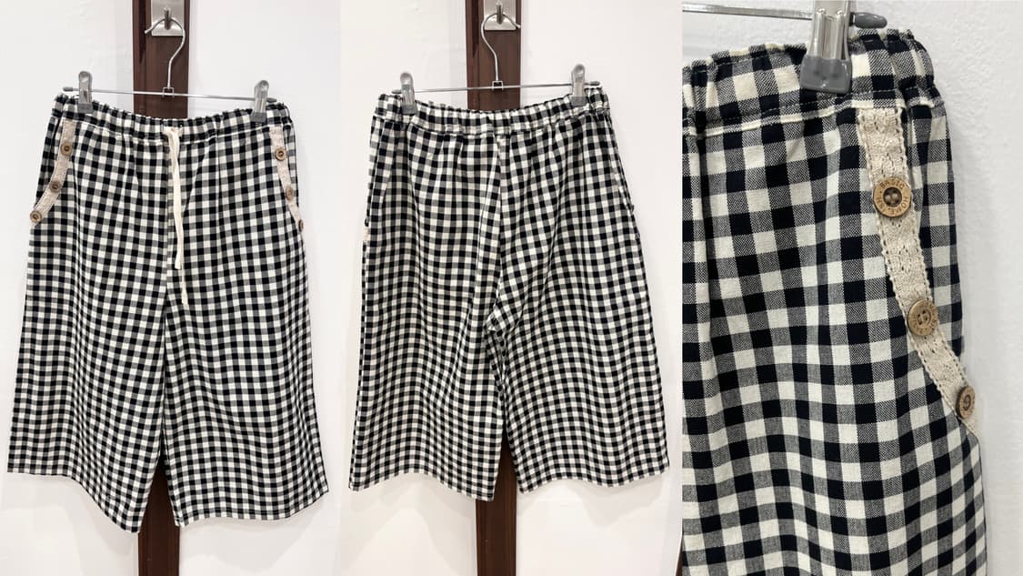 lace buttons half pants 상품이미지6