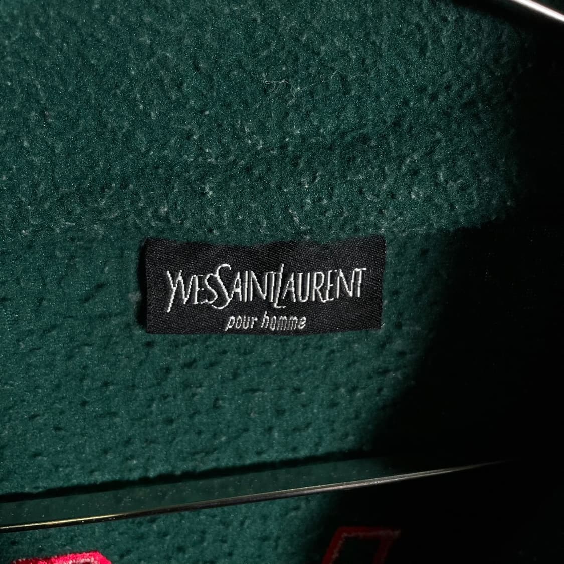 입생로랑 로고 자수 후리스 자켓 상품이미지6