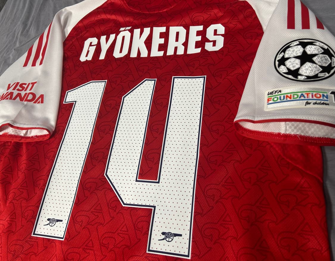 25/26 아스날 홈 어센틱 유니폼  상품이미지8