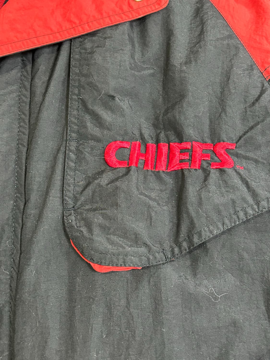 90‘s Mirage Kansas City Chiefs 패딩 L 상품이미지7