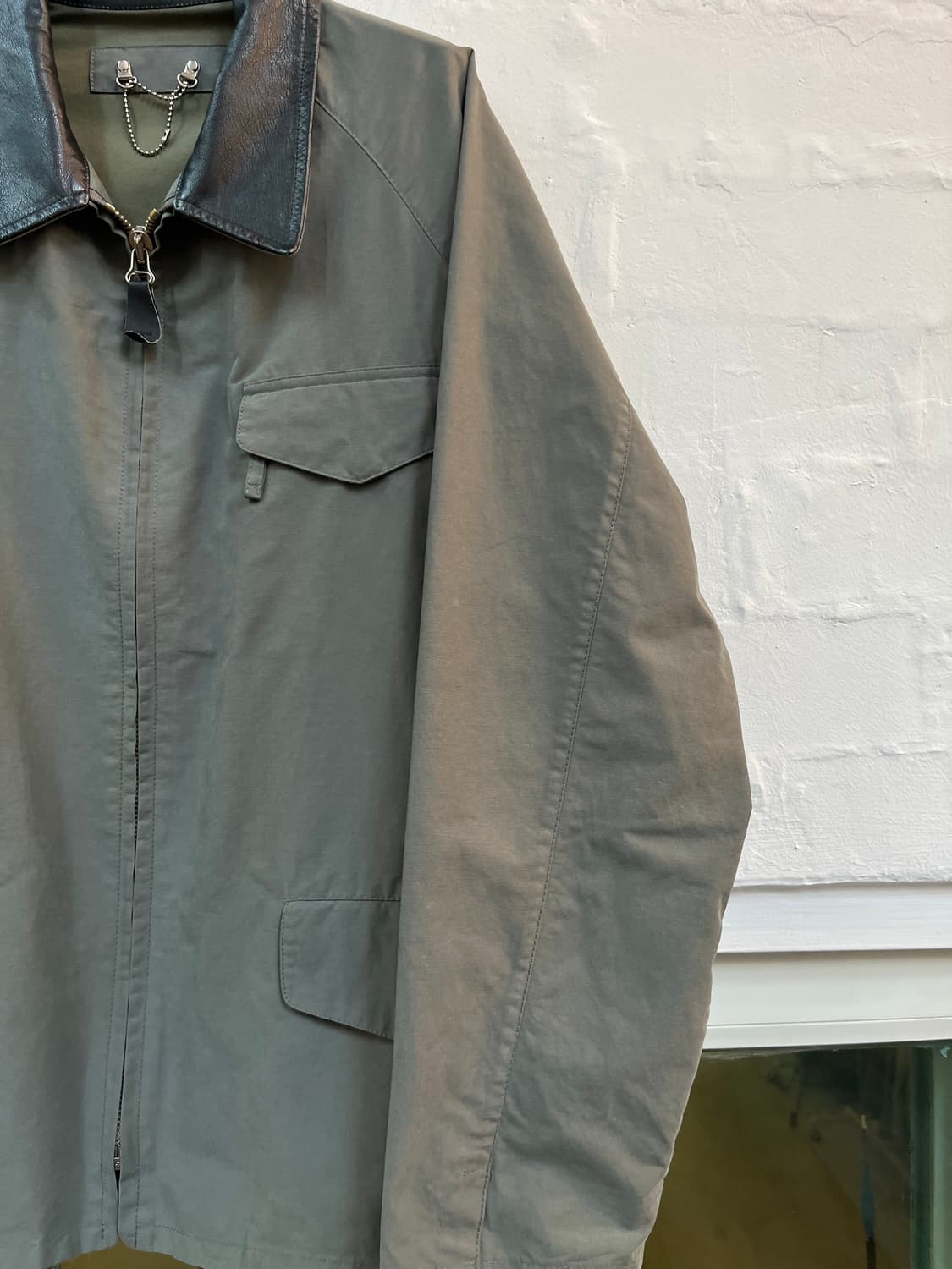 Reporter 레더 칼라 워크 자켓 48 상품이미지3