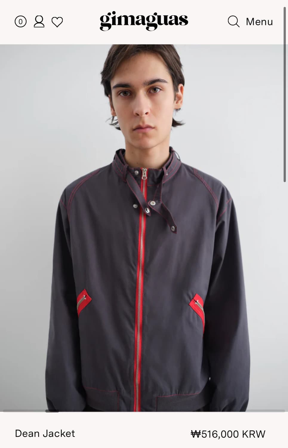 [S,M,L]기마구아스 Dean 스티치 자켓 상품이미지10
