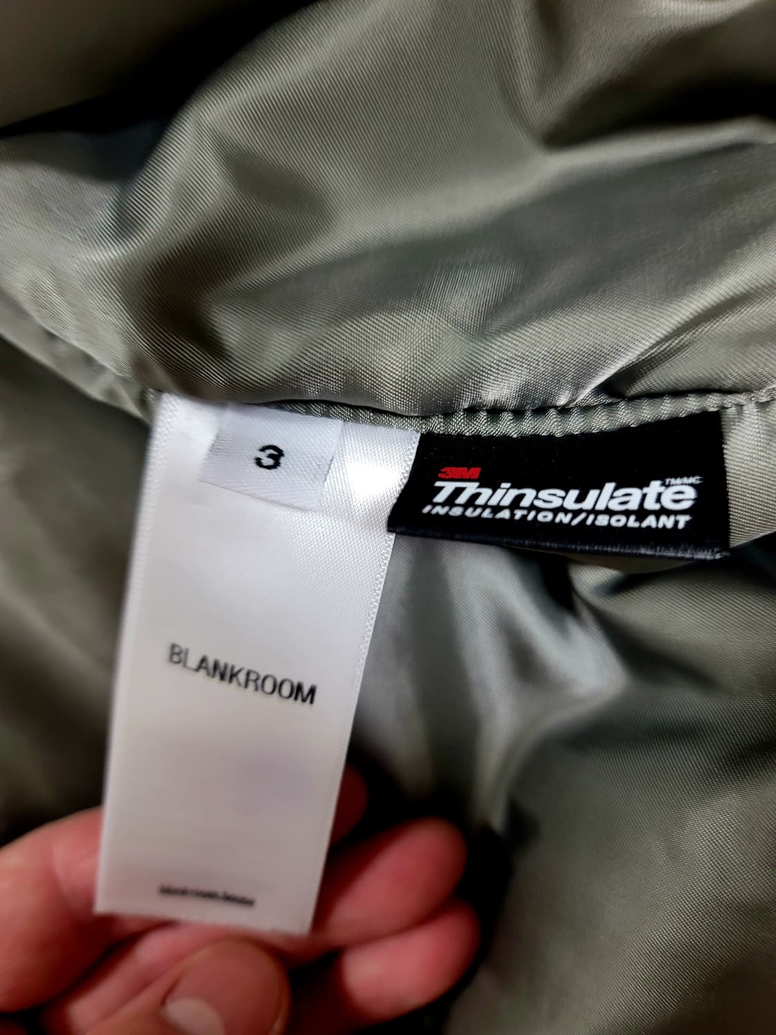 [3사이즈] 블랭크룸 ma-1 올리브 상품이미지3