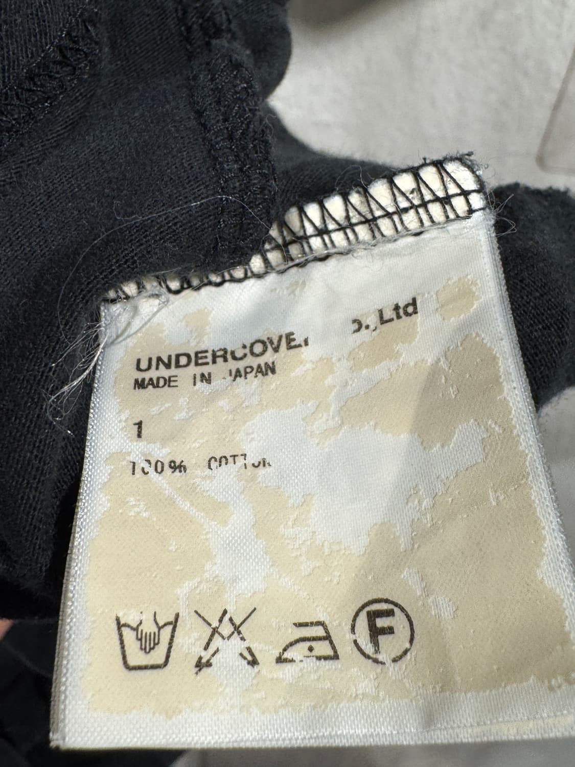 Undercover black short sleeve t-shirt 상품이미지4