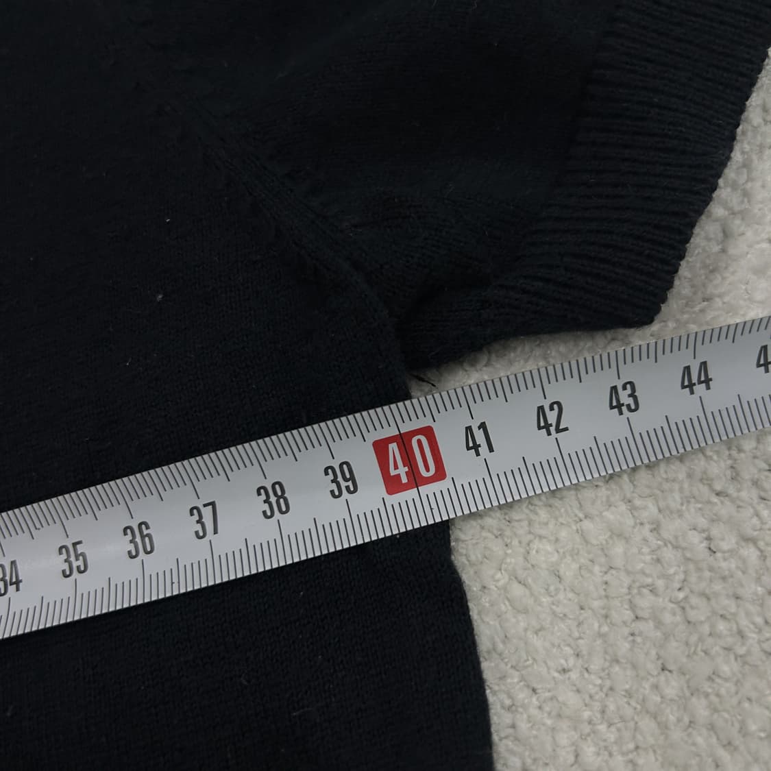 라코스테 블랙 반팔 니트 폴로티 s 상품이미지4