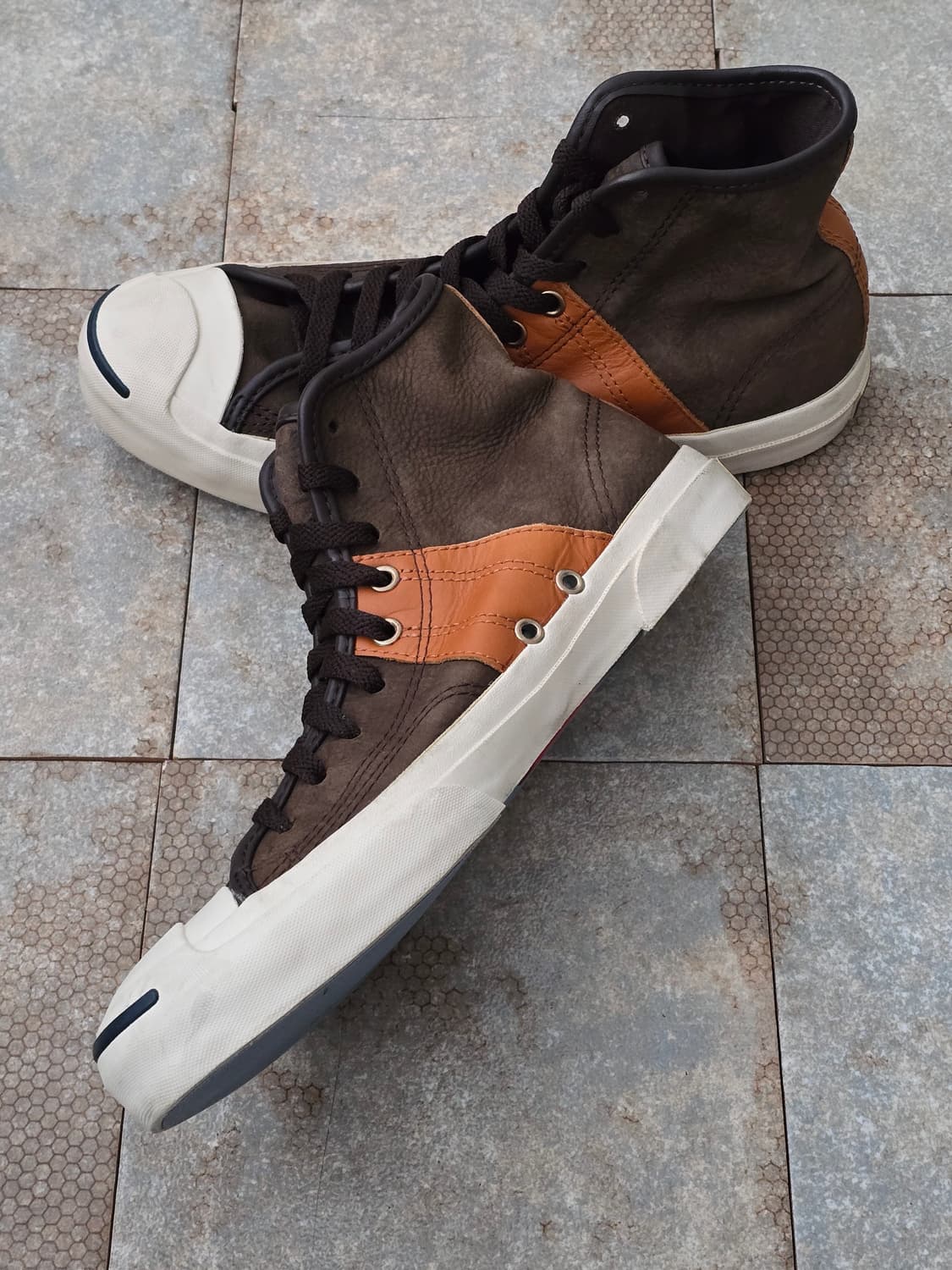 (260)컨버스 잭퍼셀 레더 하이  상품이미지6