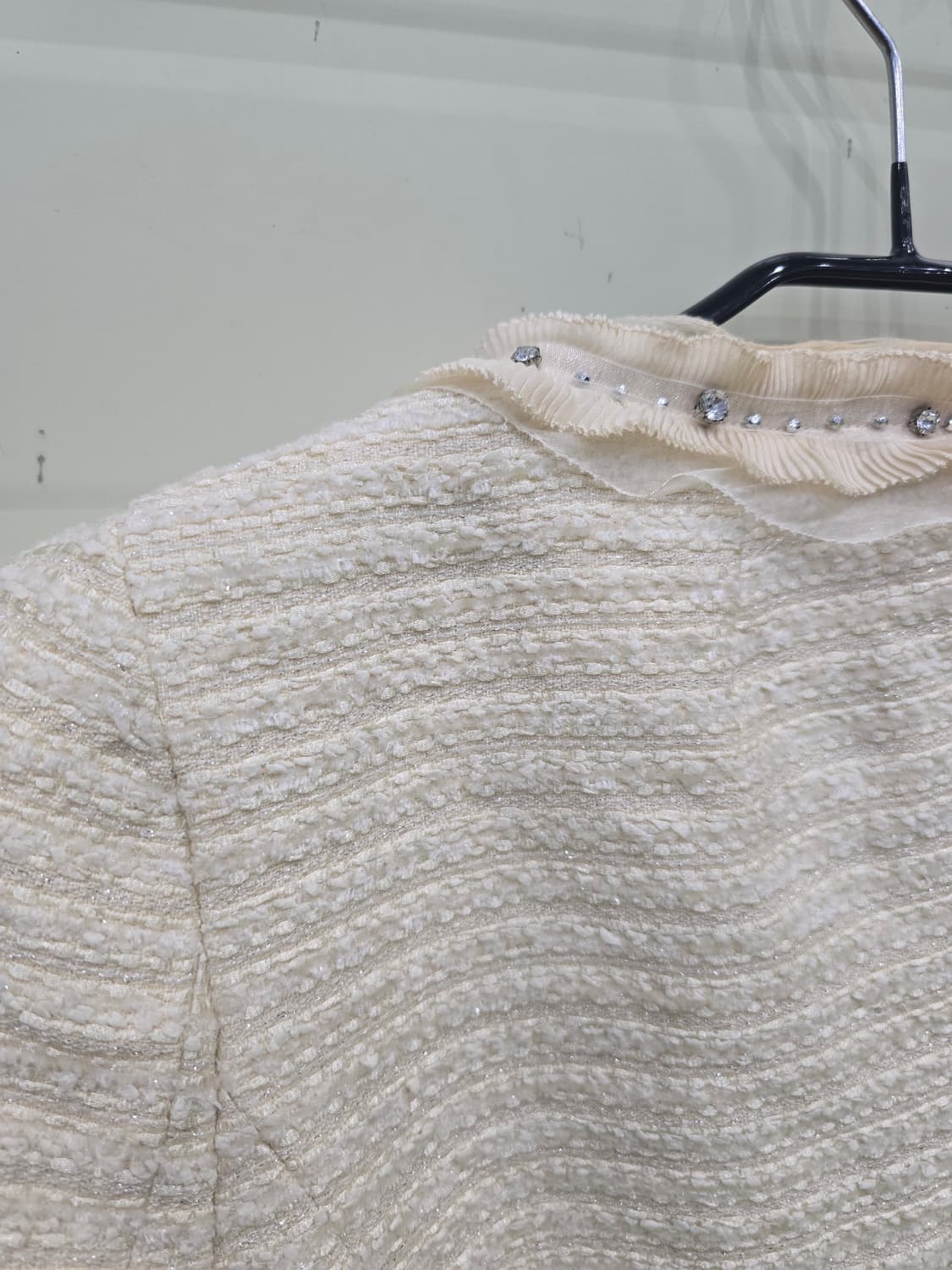 Obzee 아이보리 트위드 자켓 상품이미지9