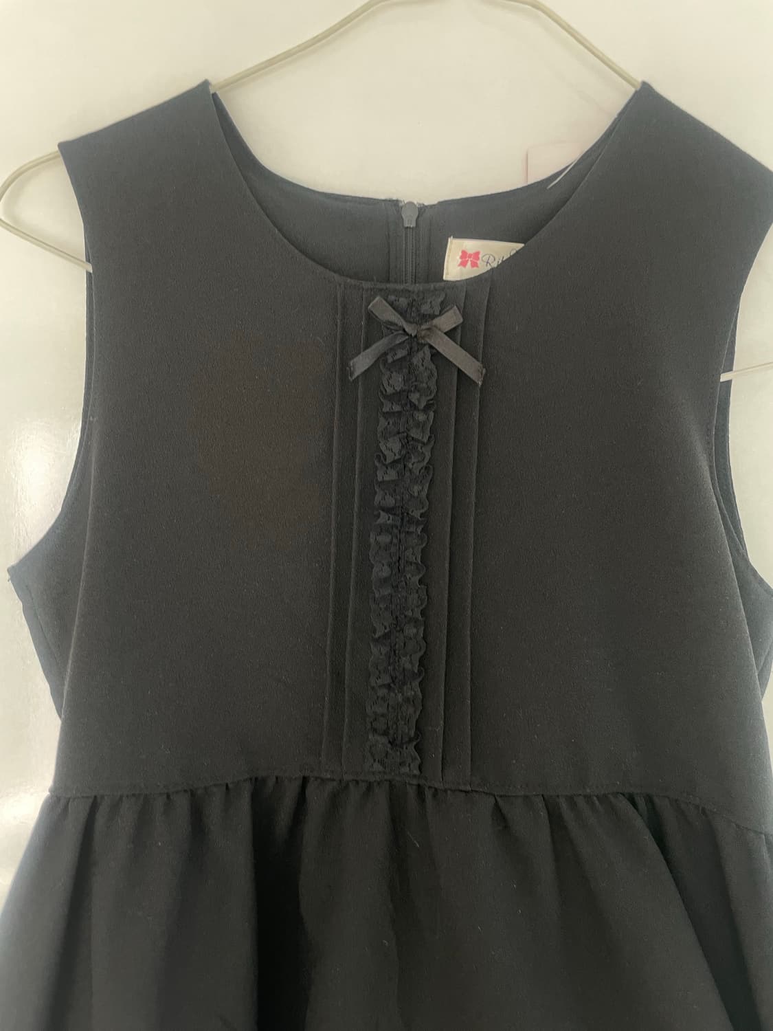 블랙 레이스 리본 빈티지 원피스 고스 펑크 쿠로미 상품이미지2