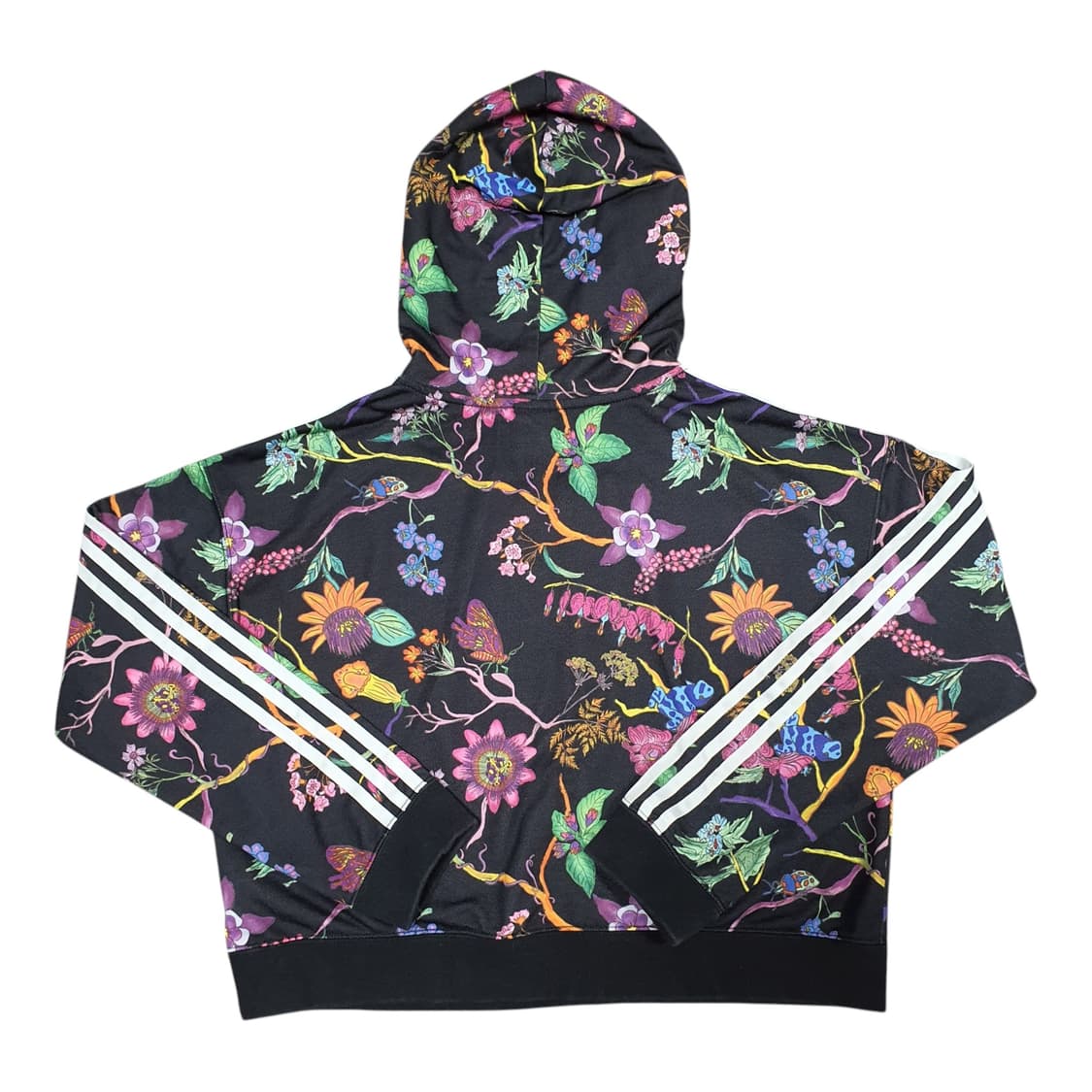 ✨ (바배) 아디다스 플로랄 기하학패턴 크롭 후드티  상품이미지2