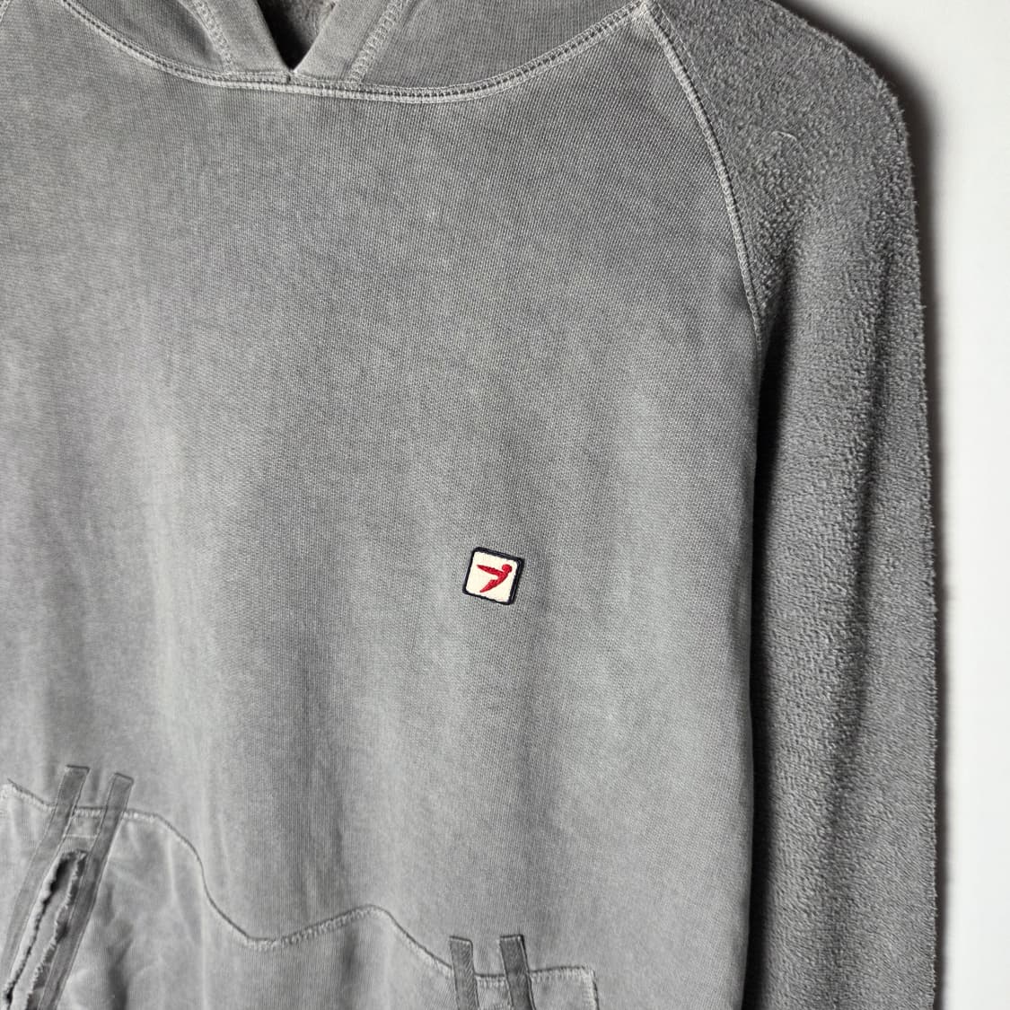 [Diesel] 디젤 데미지 텍스쳐 후드티셔츠 상품이미지3