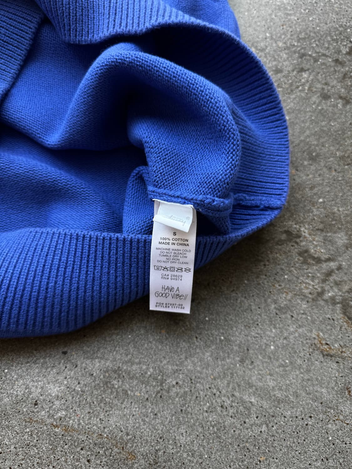 STUSSY SWEATER VEST 스웨터 베스트 S 상품이미지3