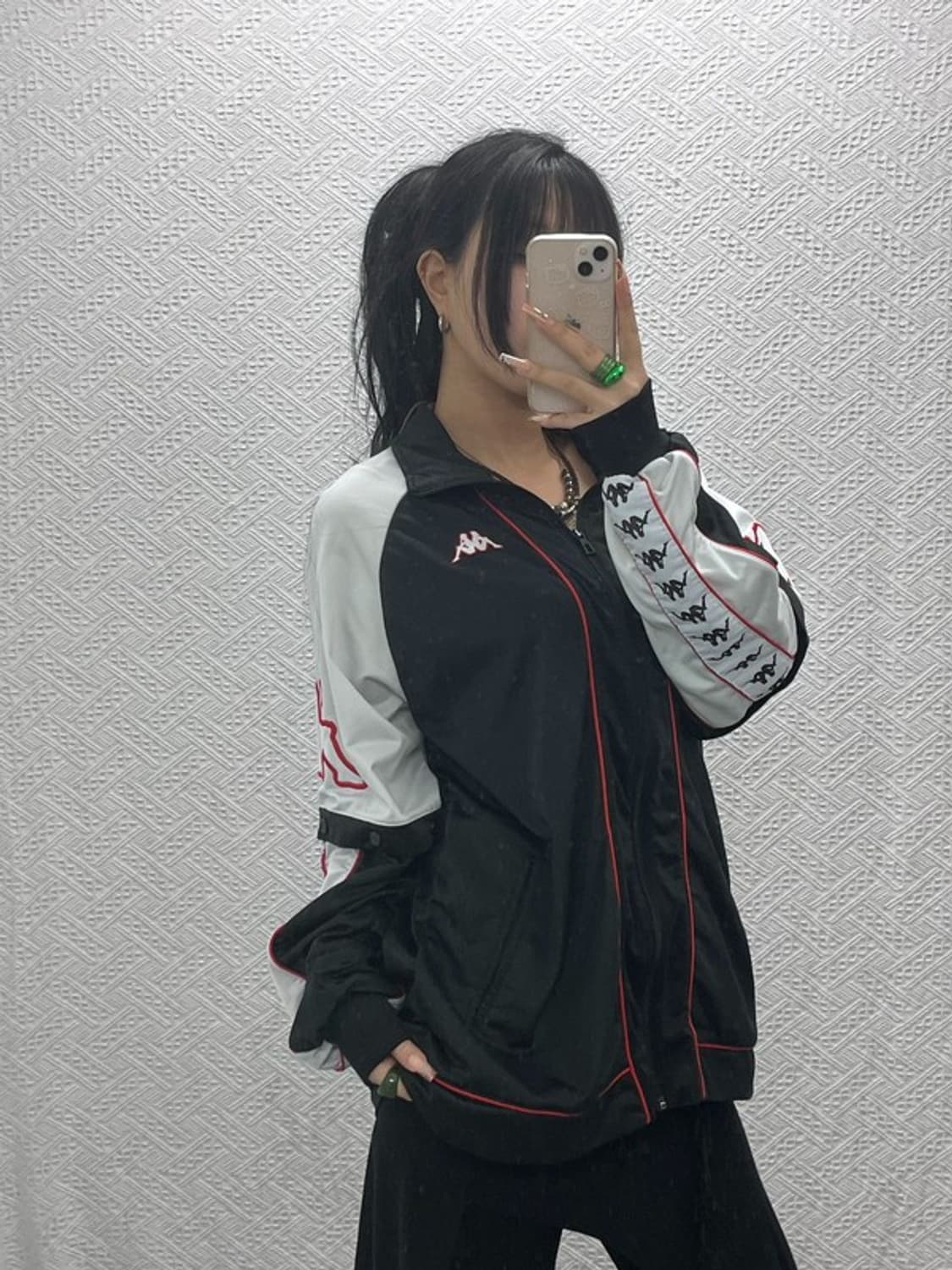 카파 올드스쿨 레트로 사이드라인 트랙탑 져지 집업 L C08284 상품이미지2