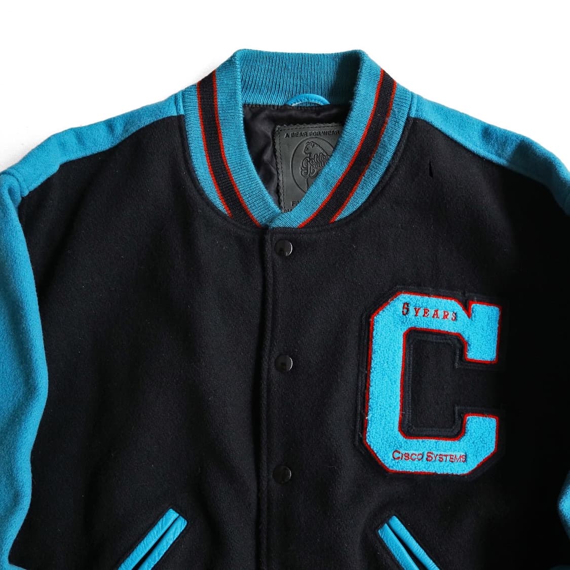 골든베어 별주 빈티지 바시티 자켓 L사이즈 상품이미지2