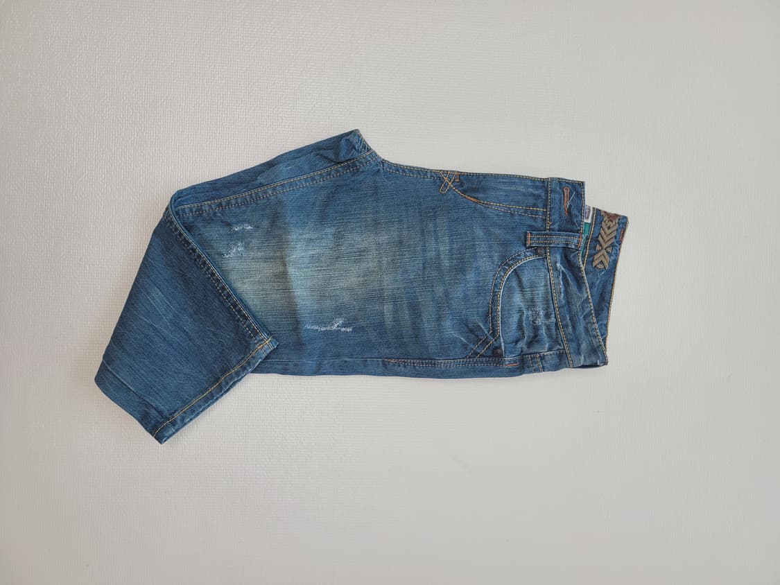 쉐인 Shane 남자 슬럽 7부 청바지 32 오션블루 상품이미지2