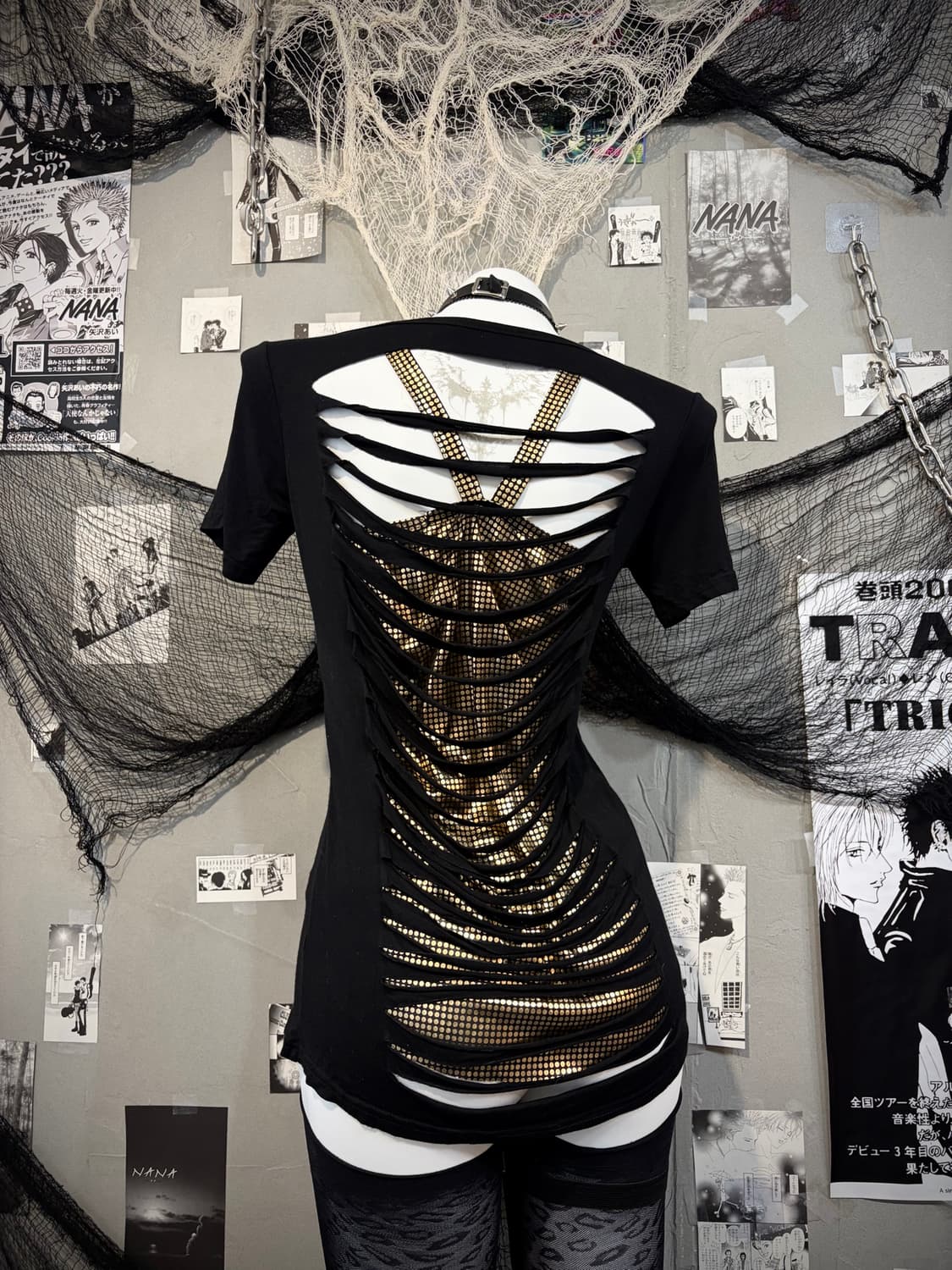 Gothic guitar back web detail sleeve 상품이미지5