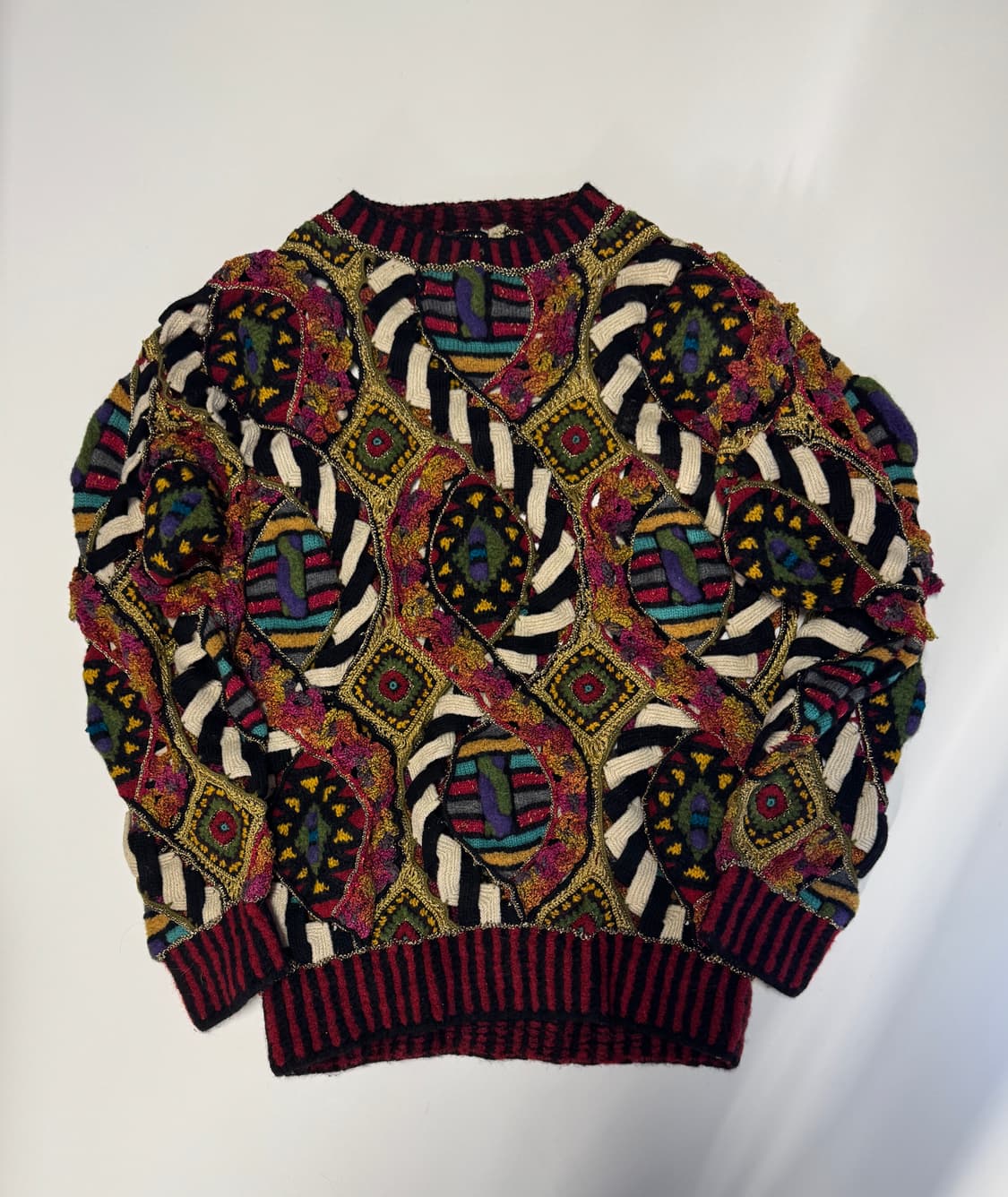 희귀!! Yoshiyuki Konishi 90s 리얼 핸드 니트 L 상품이미지1