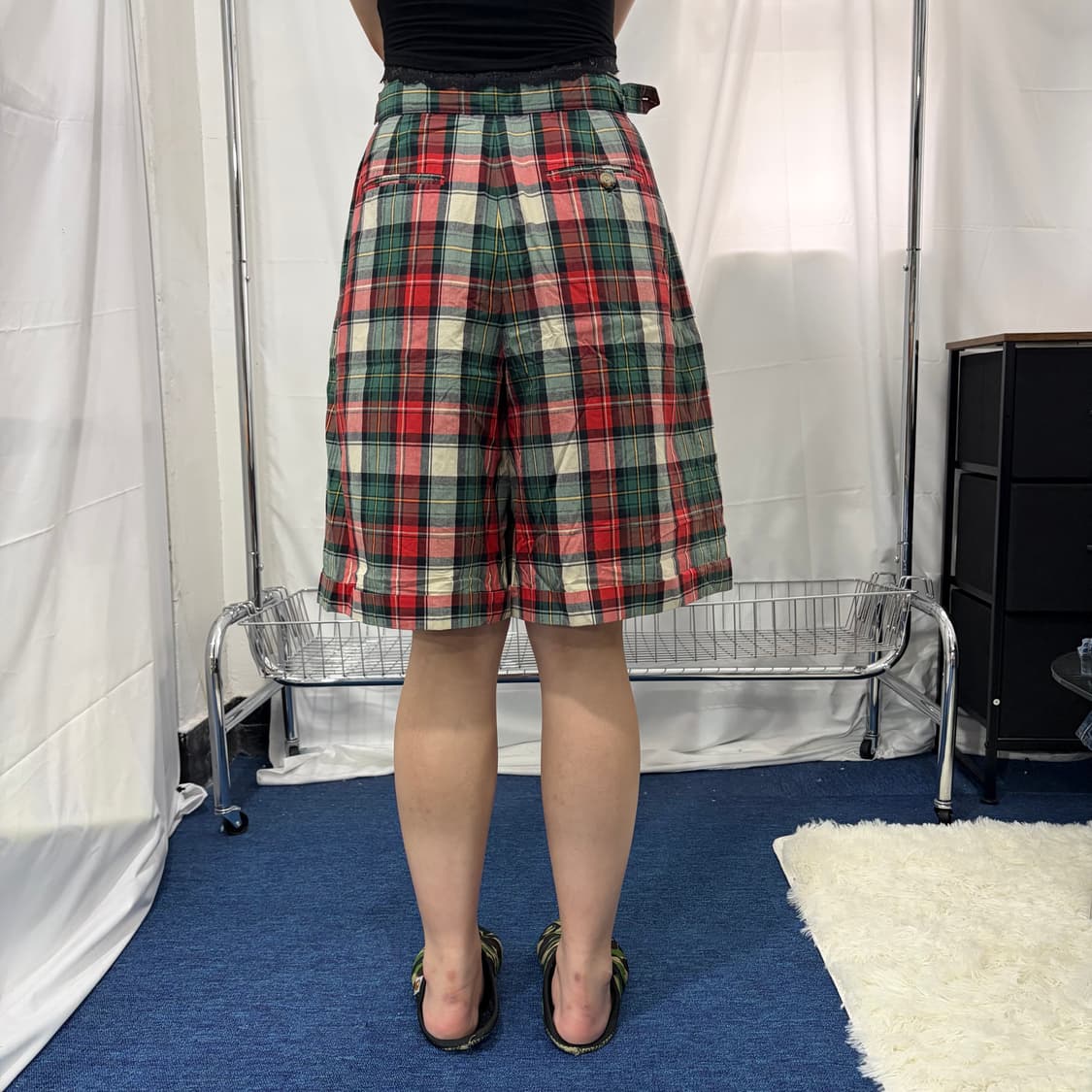 폴로 랄프로렌 체크 반바지 상품이미지2