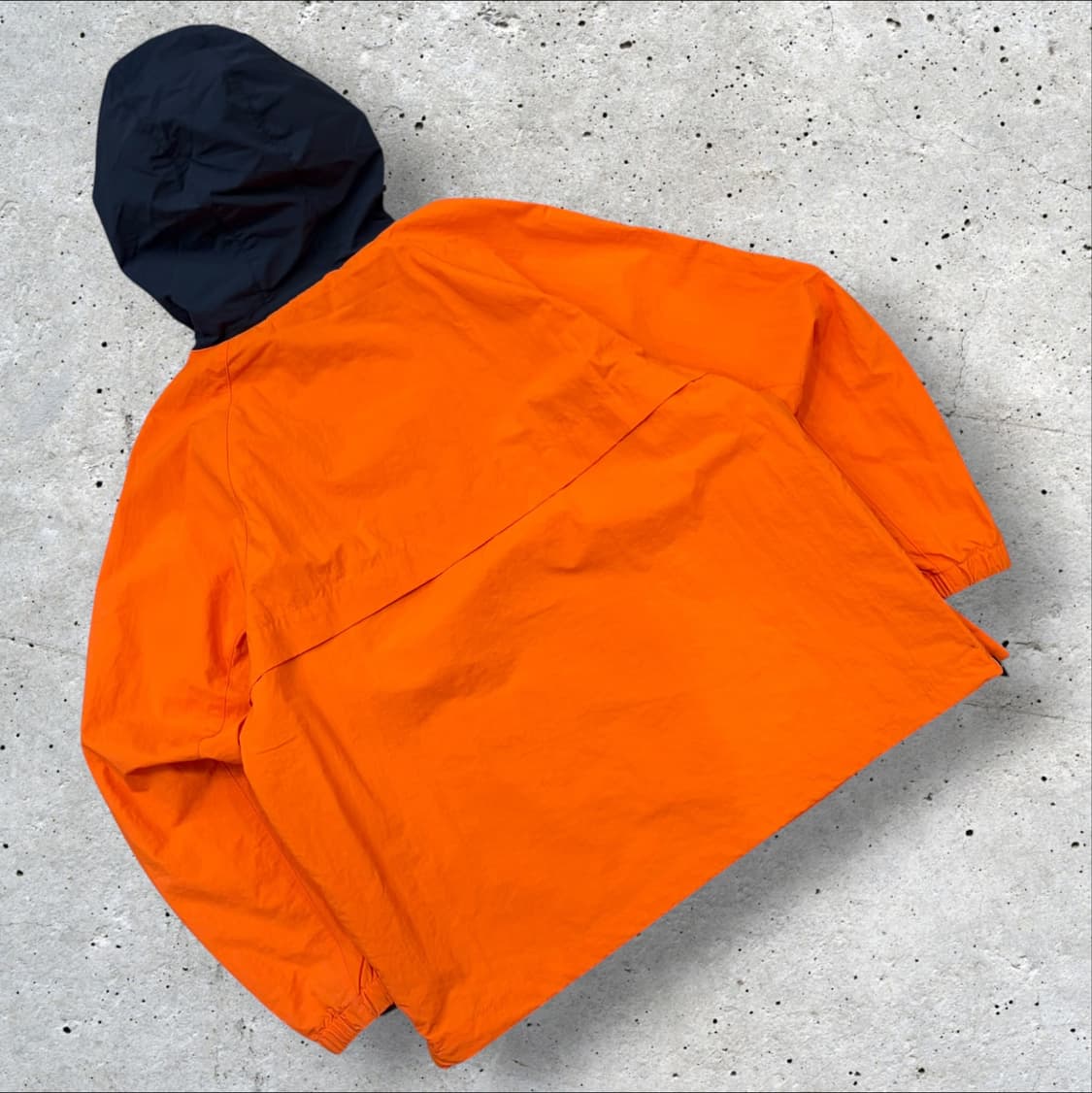 [L] 까웨 케이웨이 오렌지/네이비 아노락 후드 자켓 D539 상품이미지2