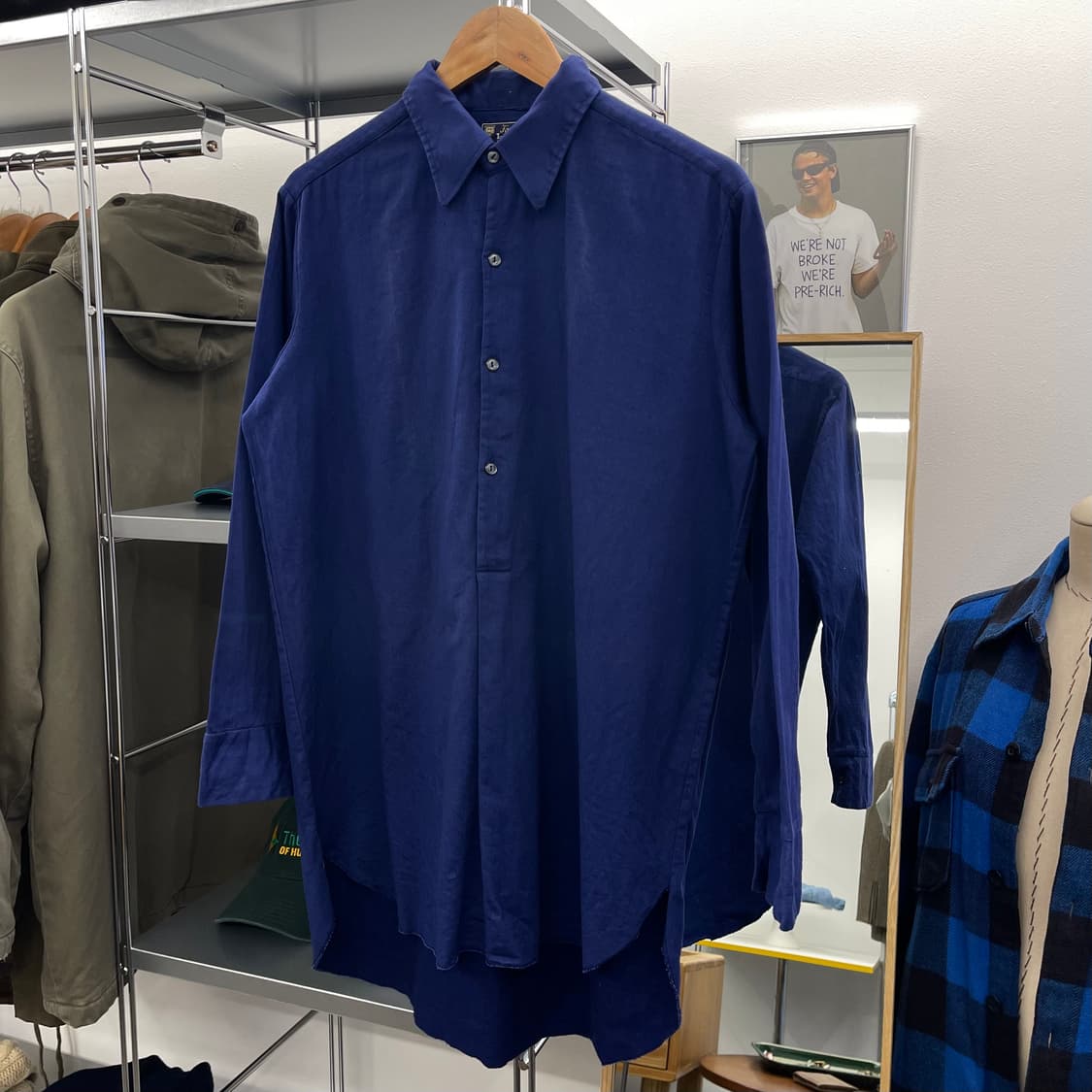 70s 독일제 빈티지 피셔맨 셔츠 상품이미지1