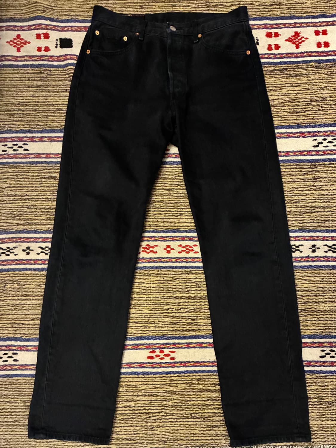 (32)00s 빈티지 리바이스 501 흑청 데님 블랙진 청바지 상품이미지1