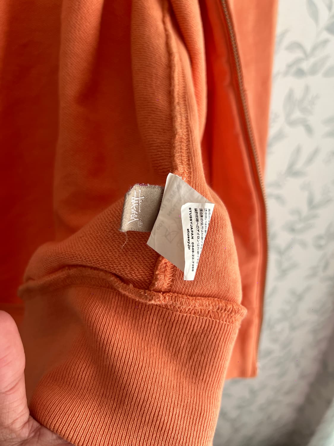 스투시 패치 워크 후드집업 오렌지 M 상품이미지7