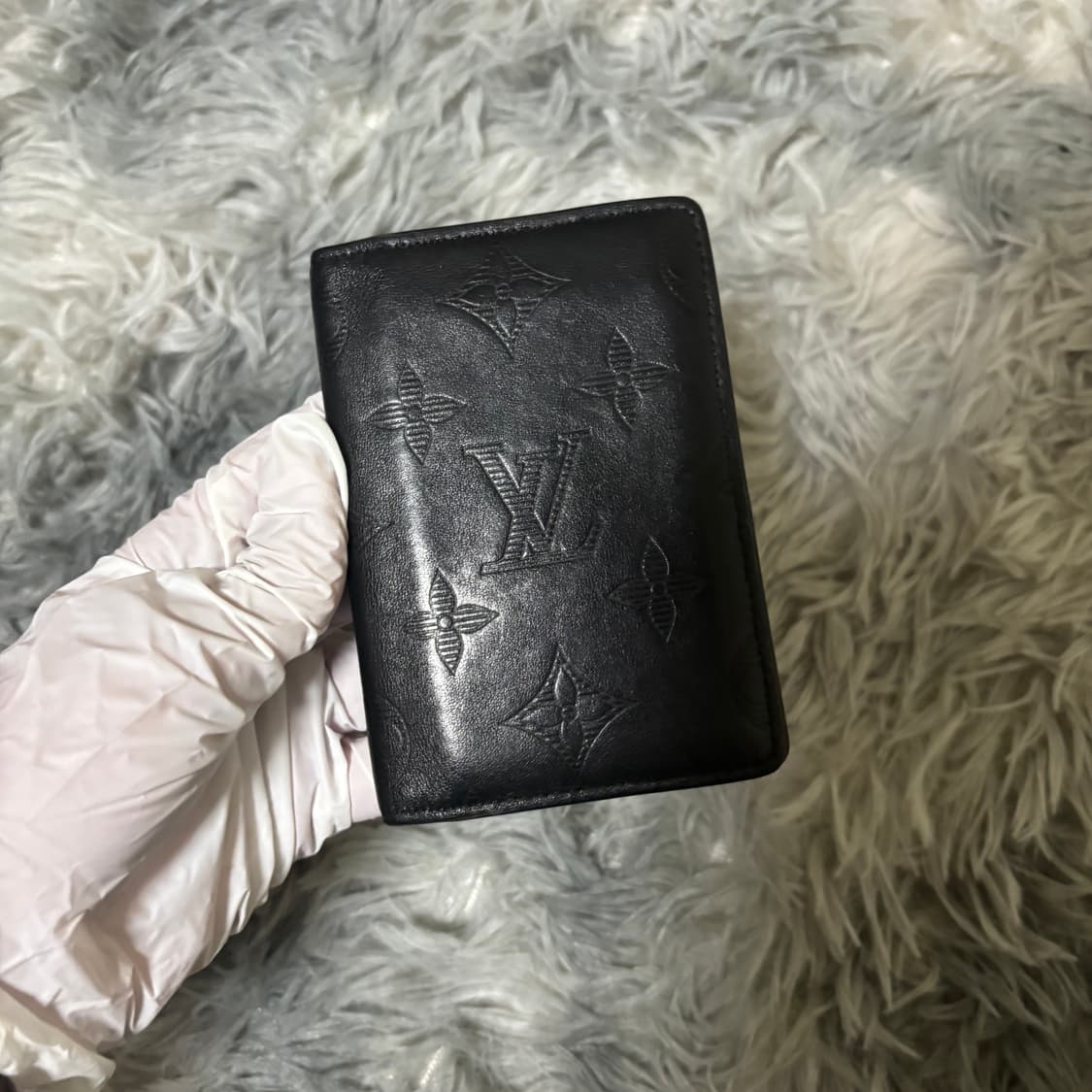[S급 풀박스] 루이비통 포켓 오거나이저 모노그램 쉐도우 블랙 지갑 급처 상품이미지2