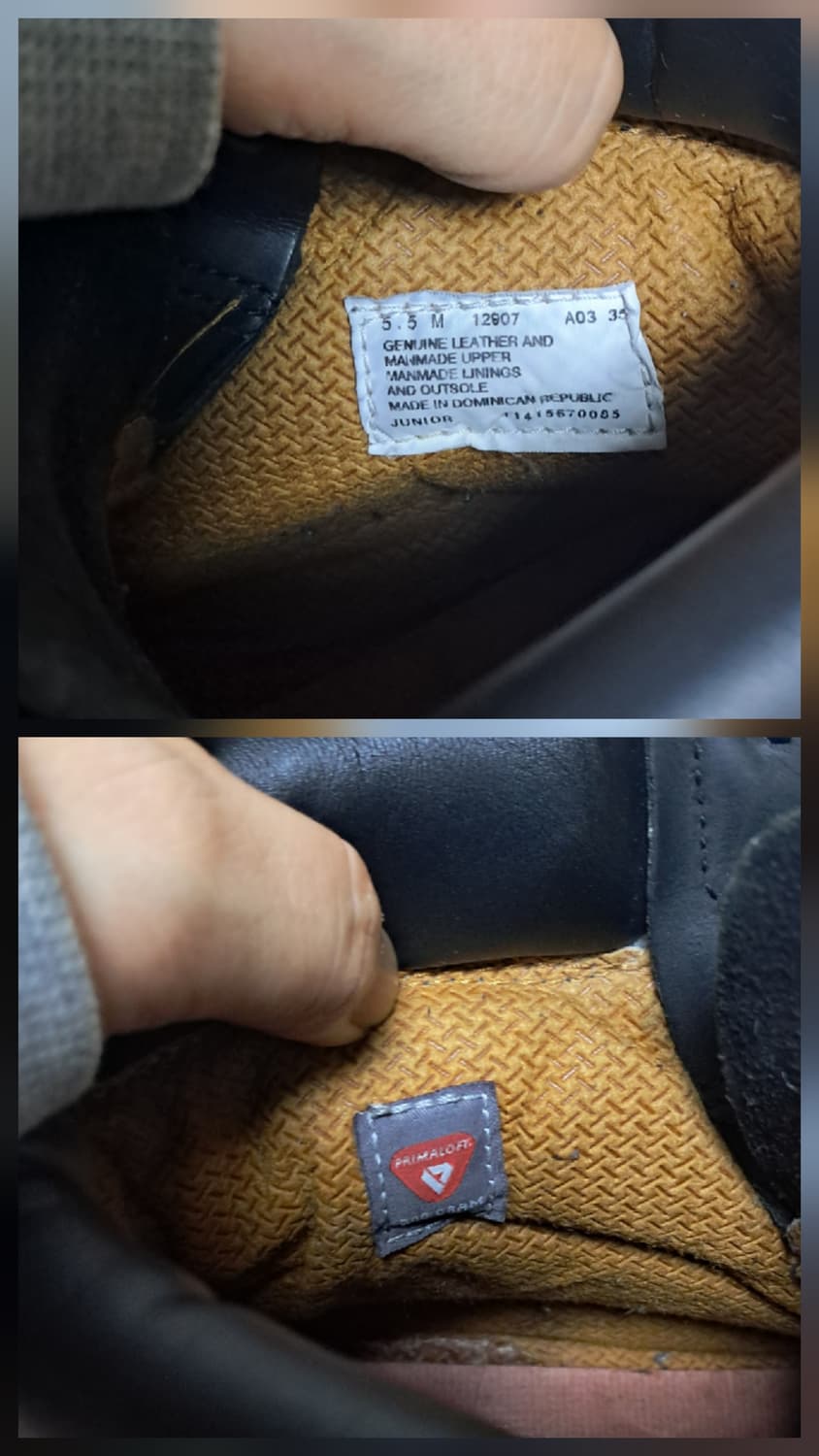 팀버랜드 6인치 워커 부츠 12907주니어 5.5M(230~235추천) 상품이미지9