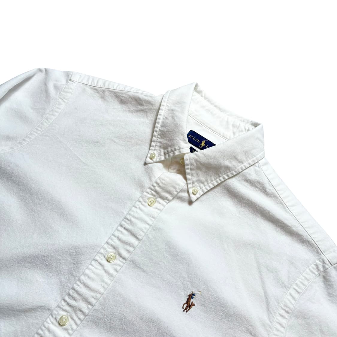 폴로 옥스퍼드면 화이트 셔츠 상품이미지2