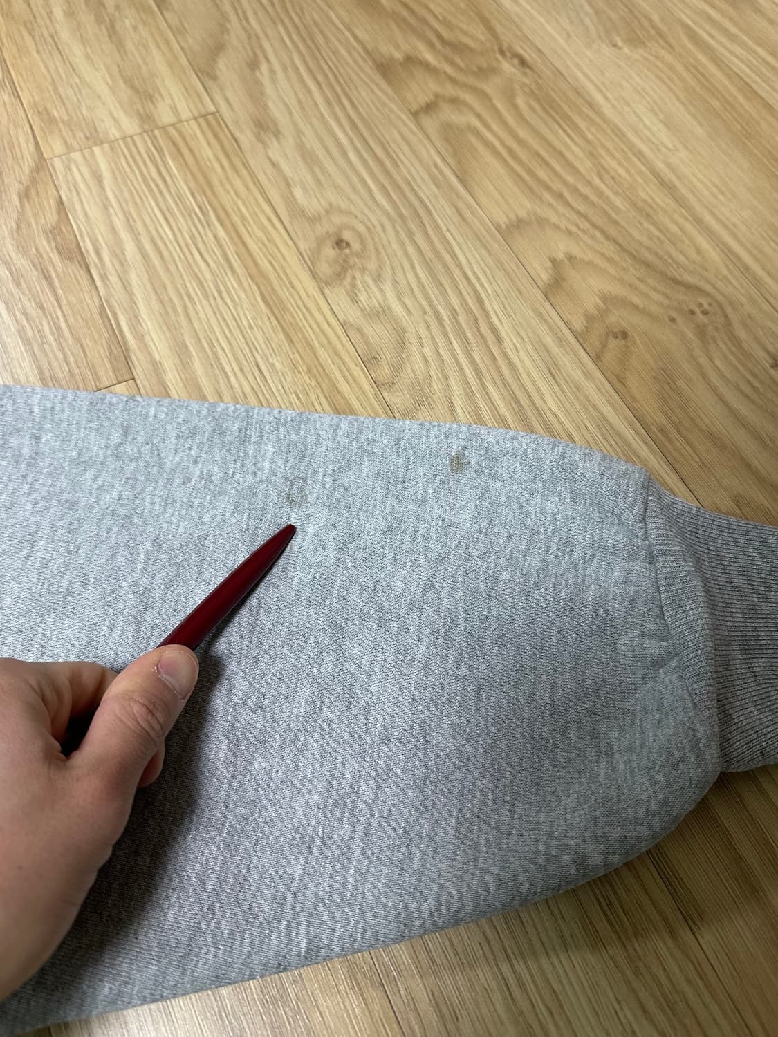 90s 빈티지 러셀 스웻셔츠 그레이 XXL USA 상품이미지7