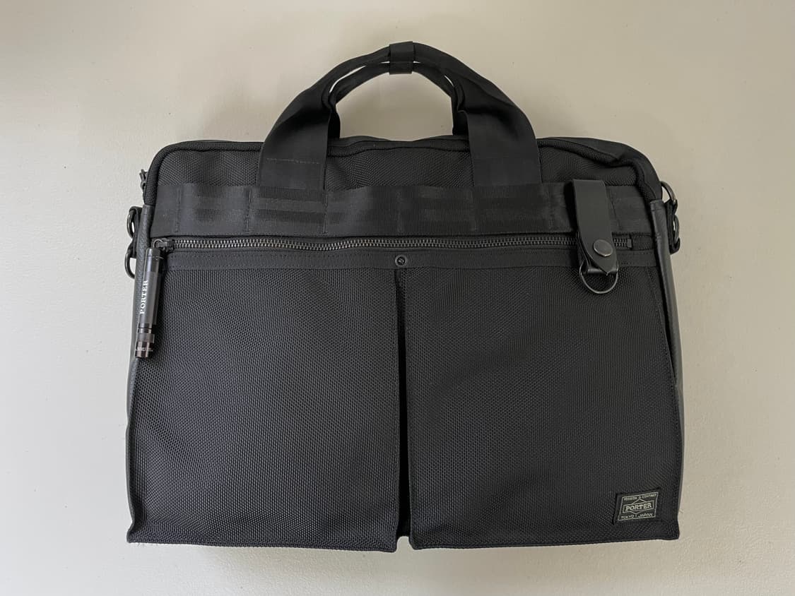 포터 히트 2웨이 브리프케이스 블랙 상품이미지2