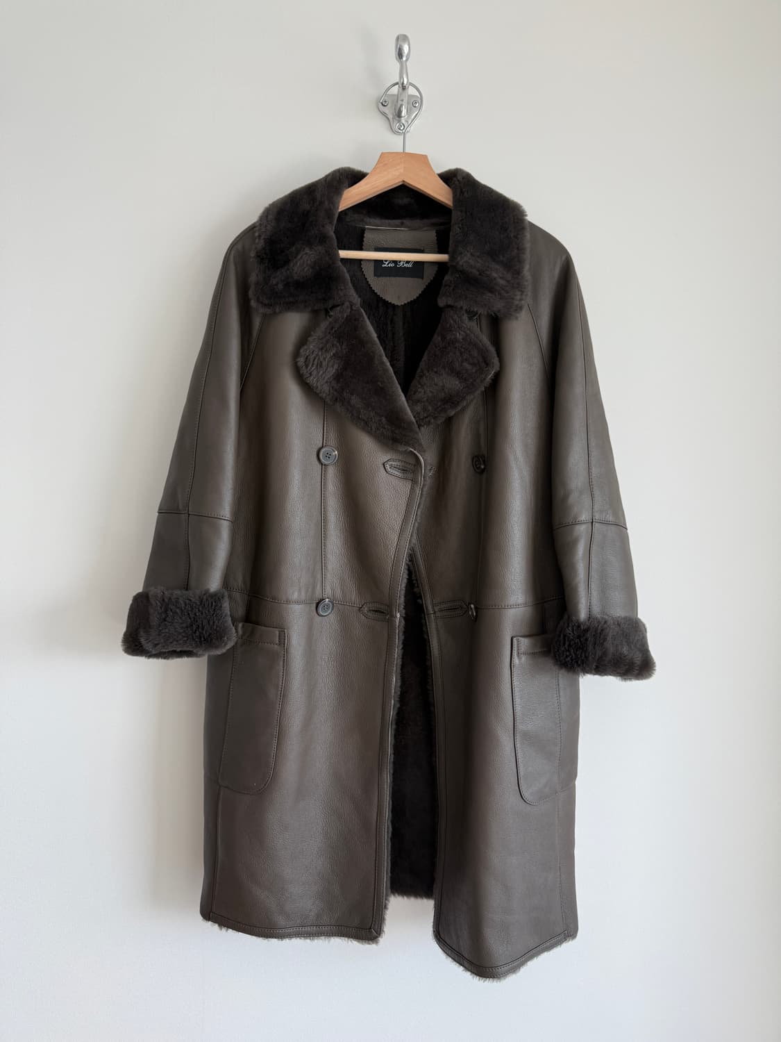 Pre owned 리얼무통 무스탕 코트(스페인레더) 상품이미지1