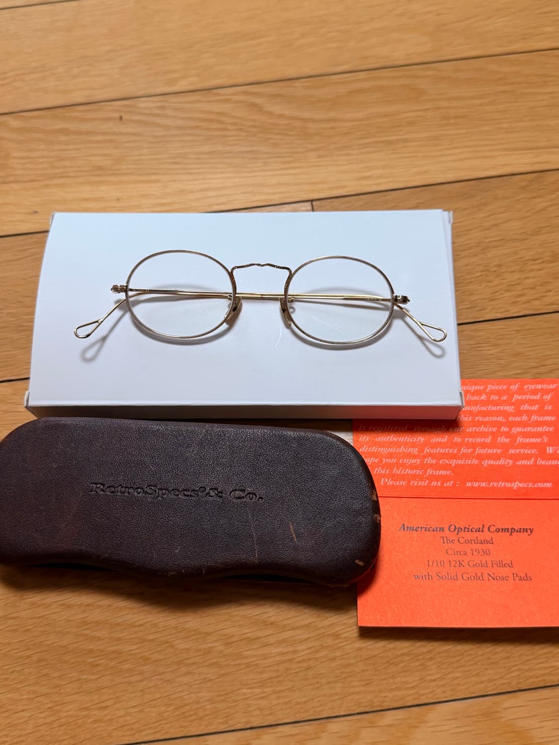 레트로 스펙스 아메리칸옵티컬 안경 The Cortland 1930‘s 상품이미지1