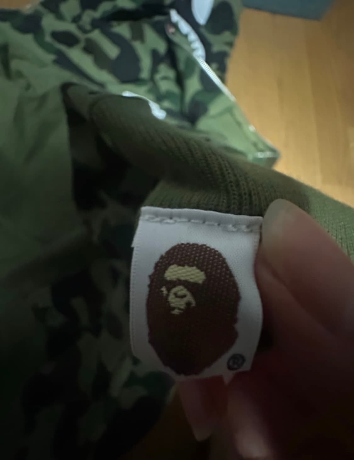 베이프 샤크후드 그린 상품이미지7