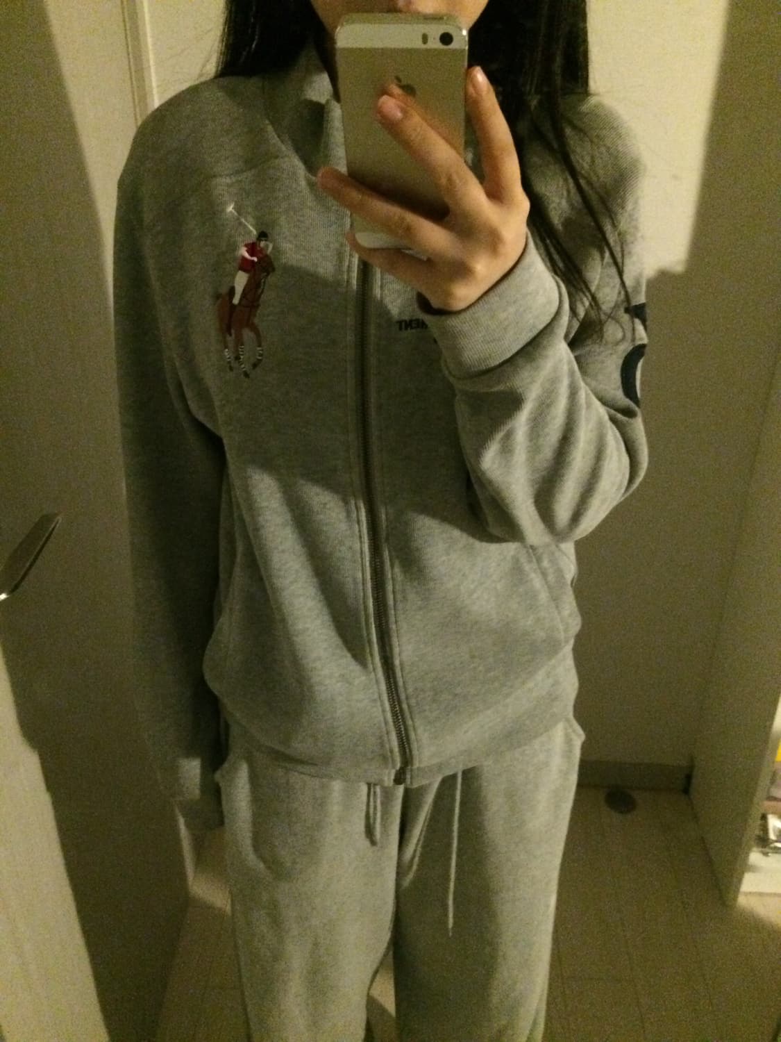 폴로 빅포니 그레이 니트 집업 상품이미지9