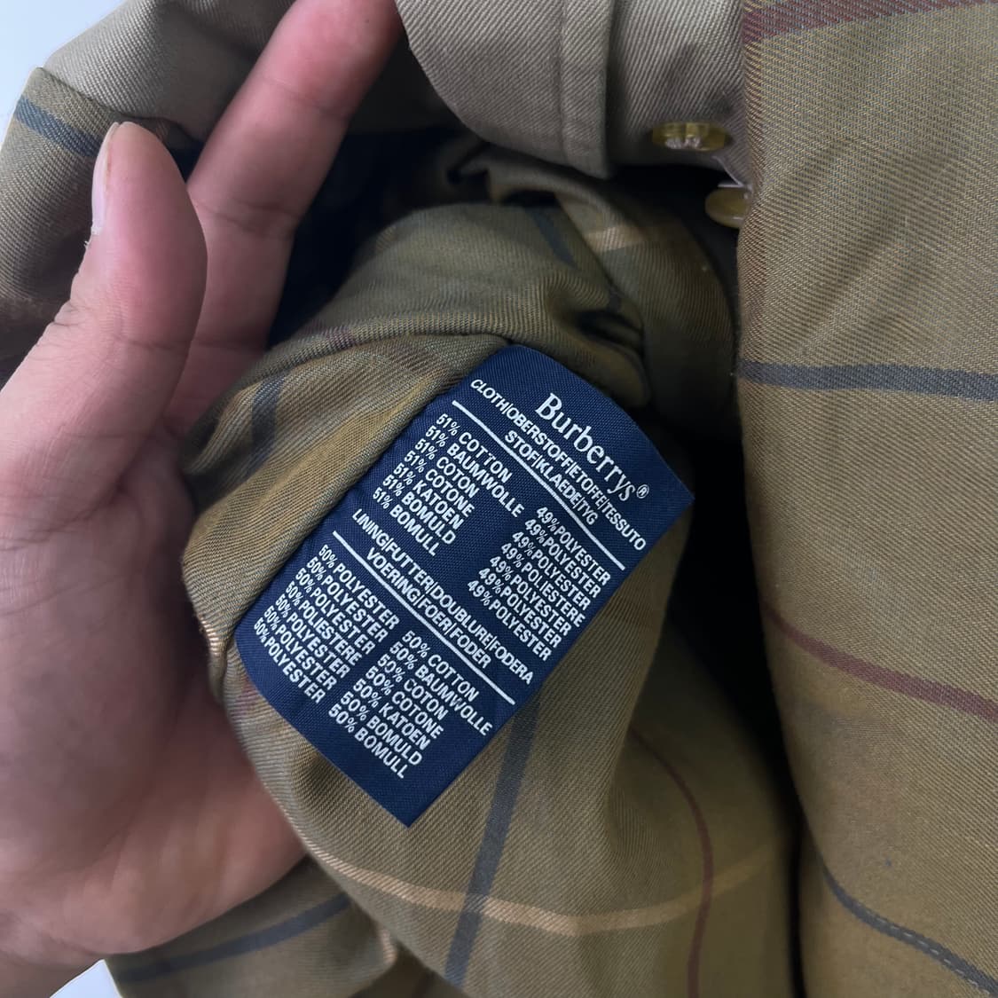 100 버버리 싱글 트렌치 코트  상품이미지7