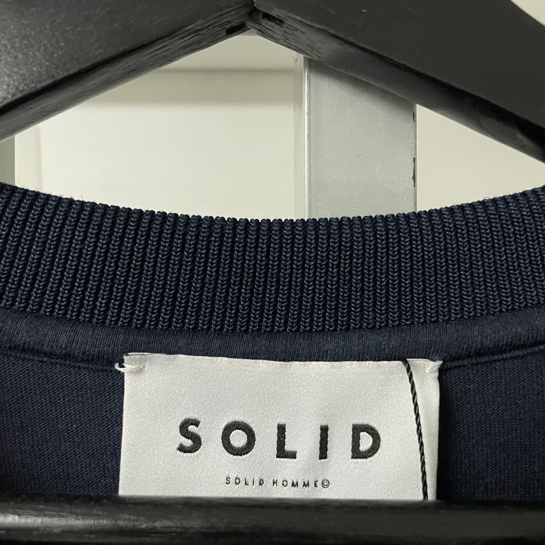 솔리드옴므 네이비 맨투맨 50 상품이미지5